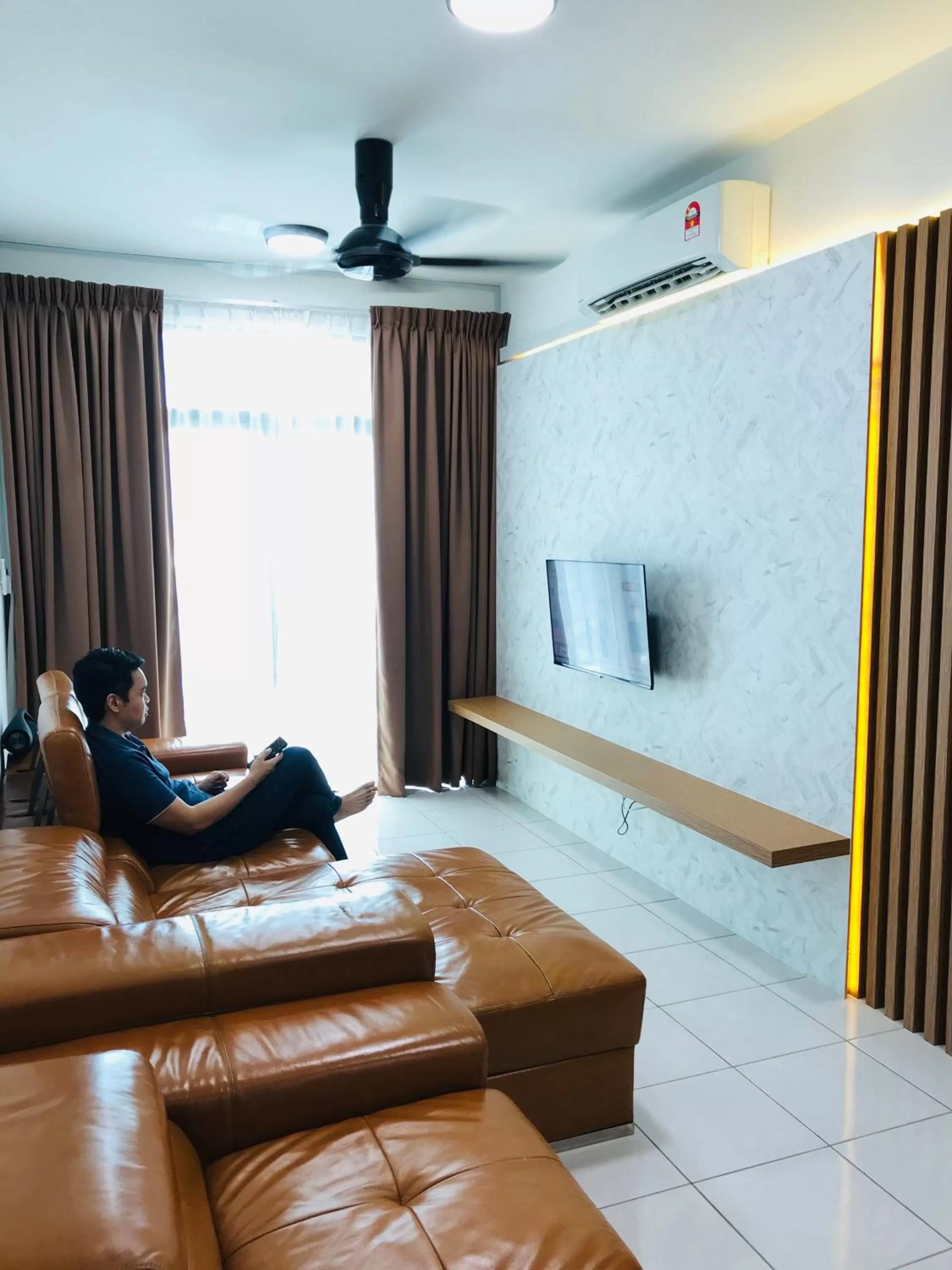 Seating Area in 75 Suite