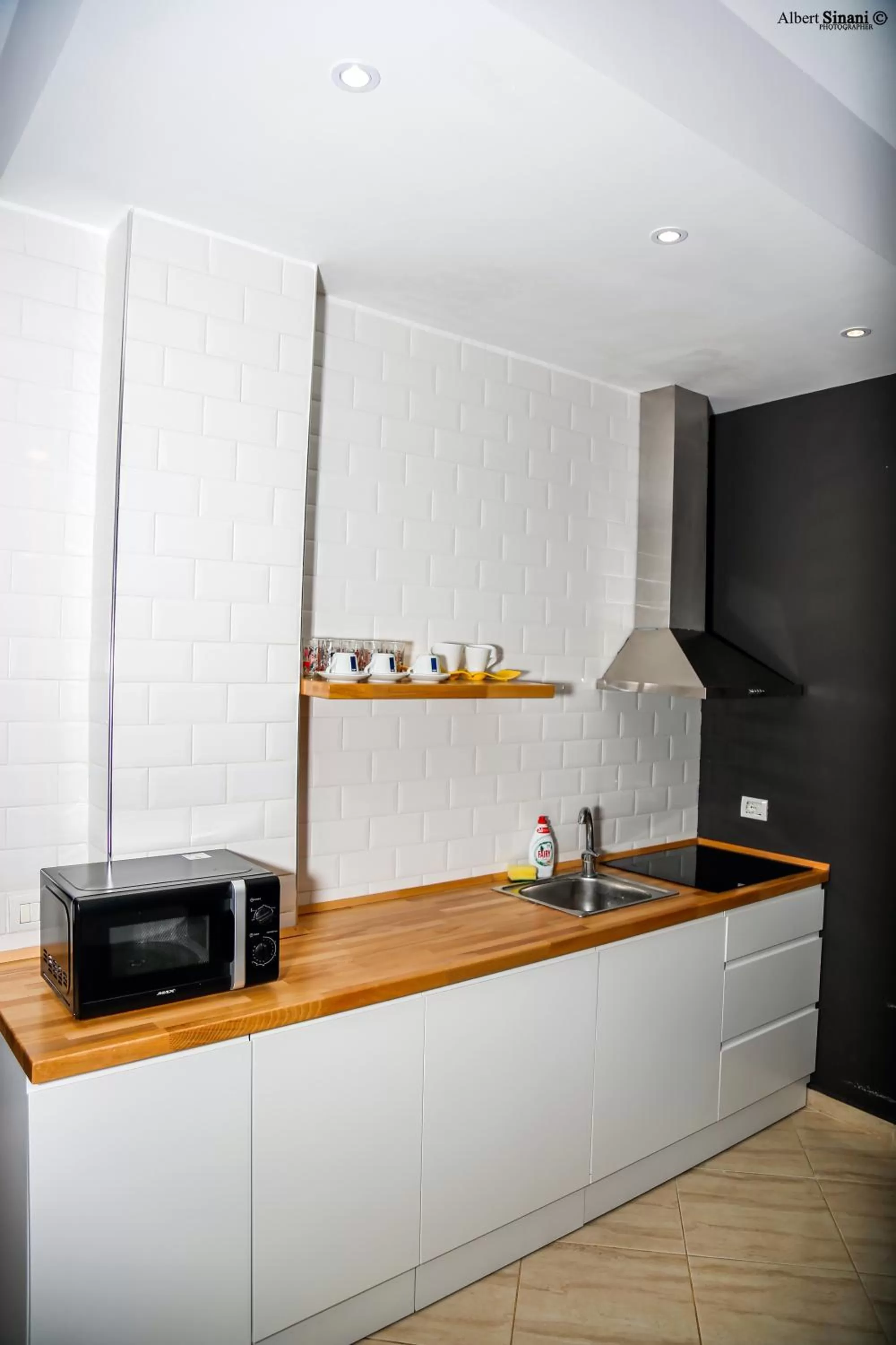 Kitchen or kitchenette in Arc Hotel Tirana