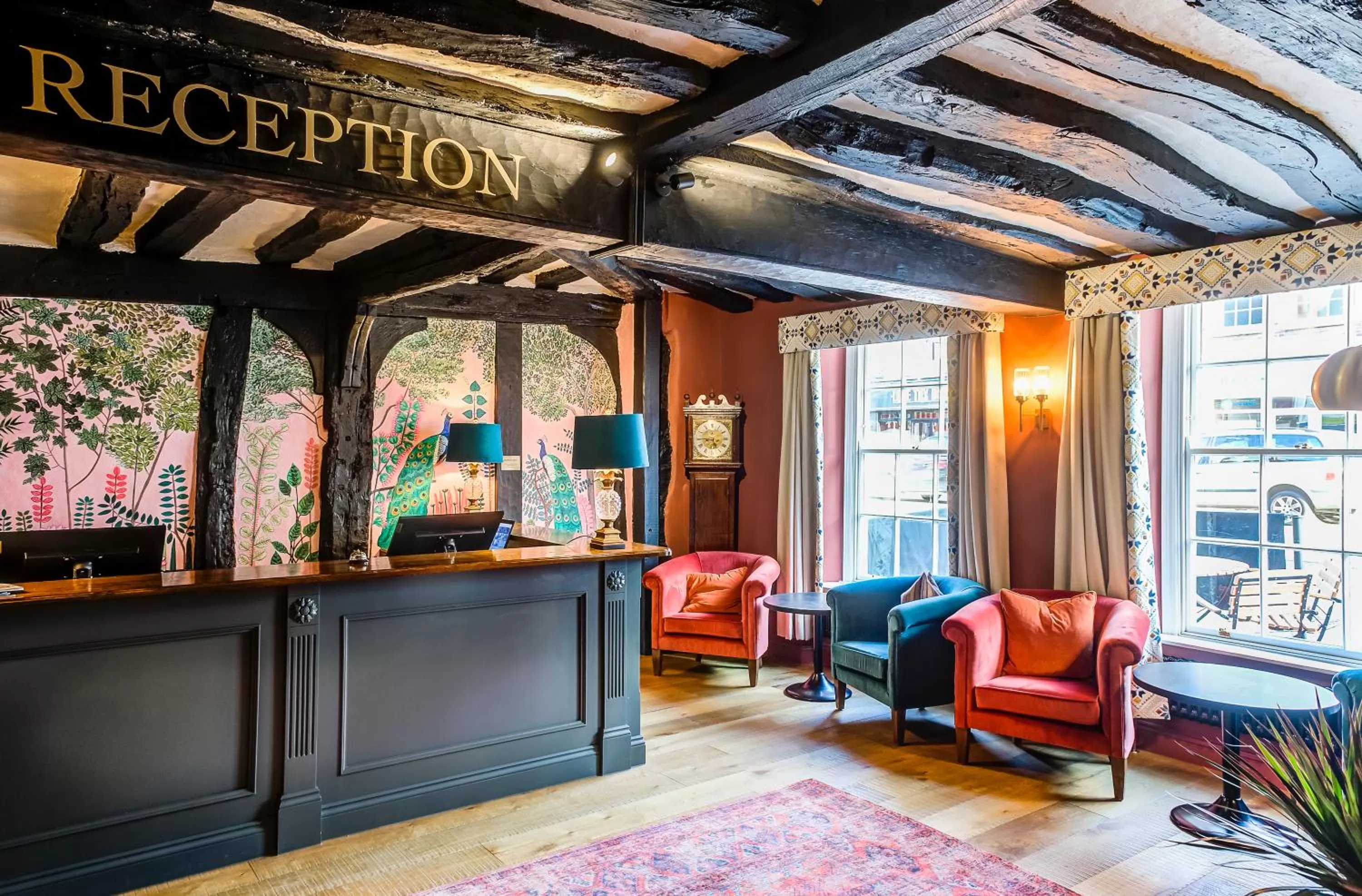 Lobby or reception in The George Hotel Colchester