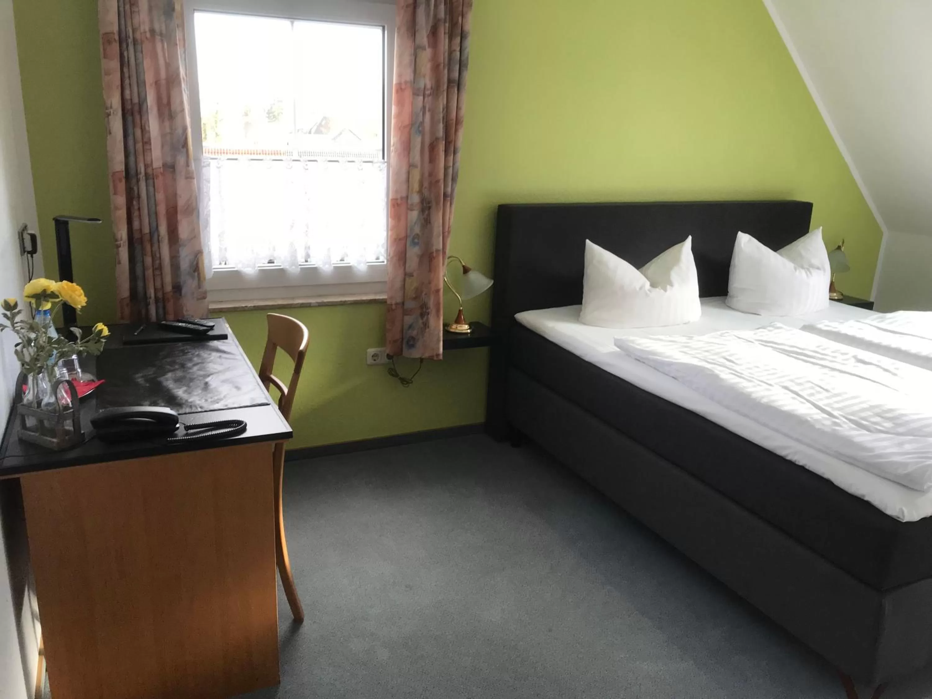 Photo of the whole room, Bed in Hotel am Maibaum