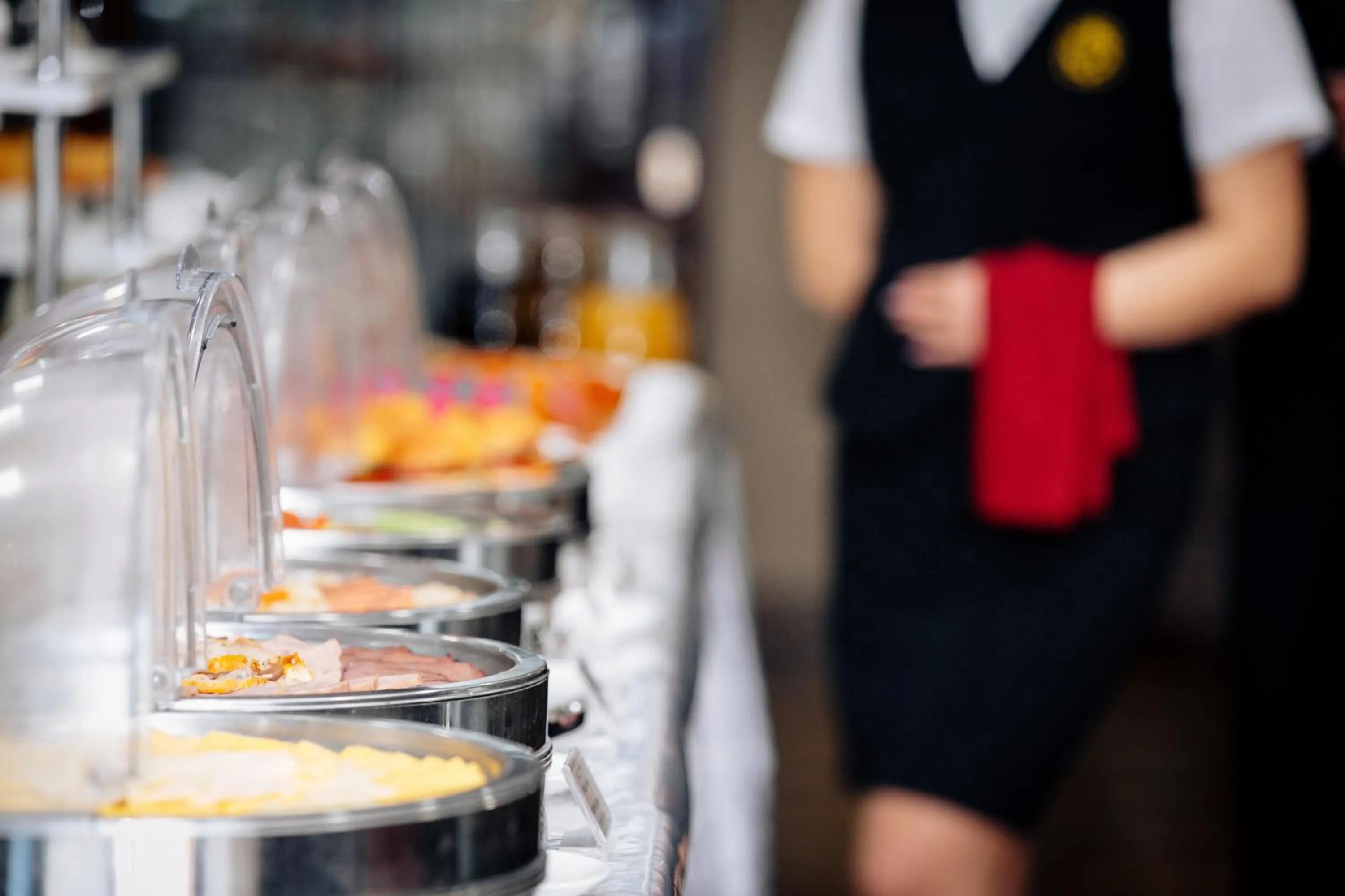 Buffet breakfast in Plaza Hotel Bishkek