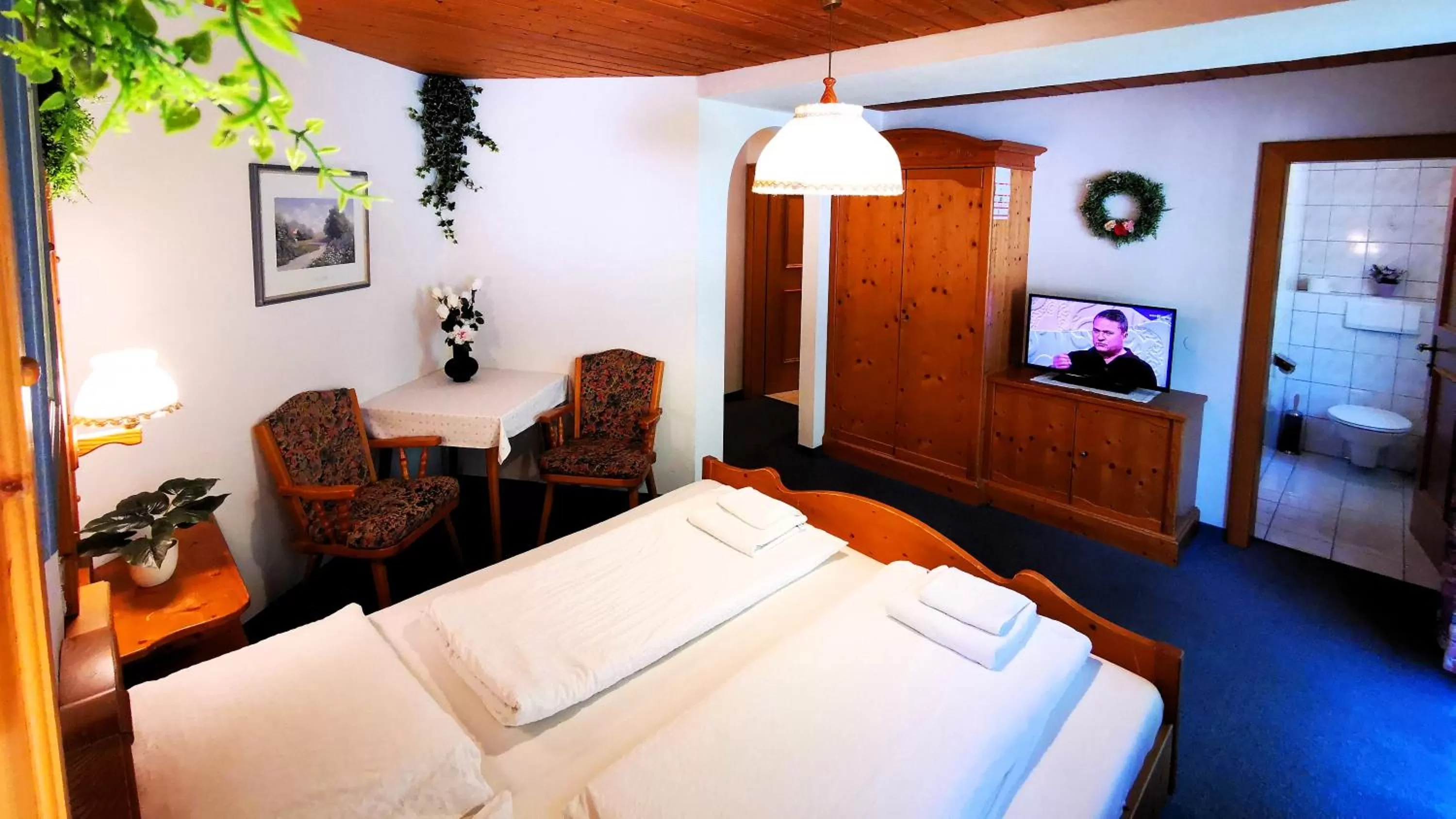 Bed in Gasthof Geronimo