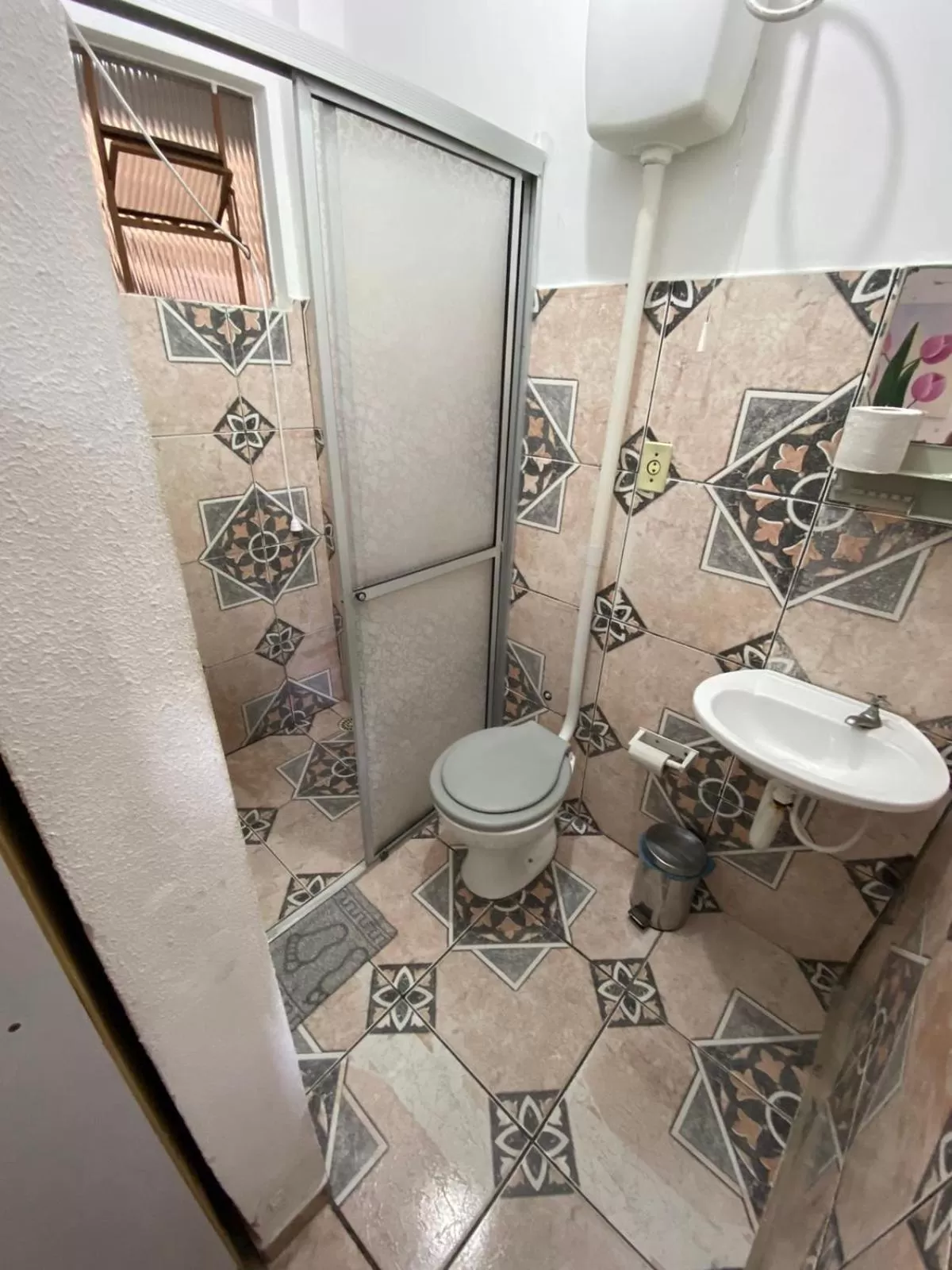 Bathroom in Pousada Canoas