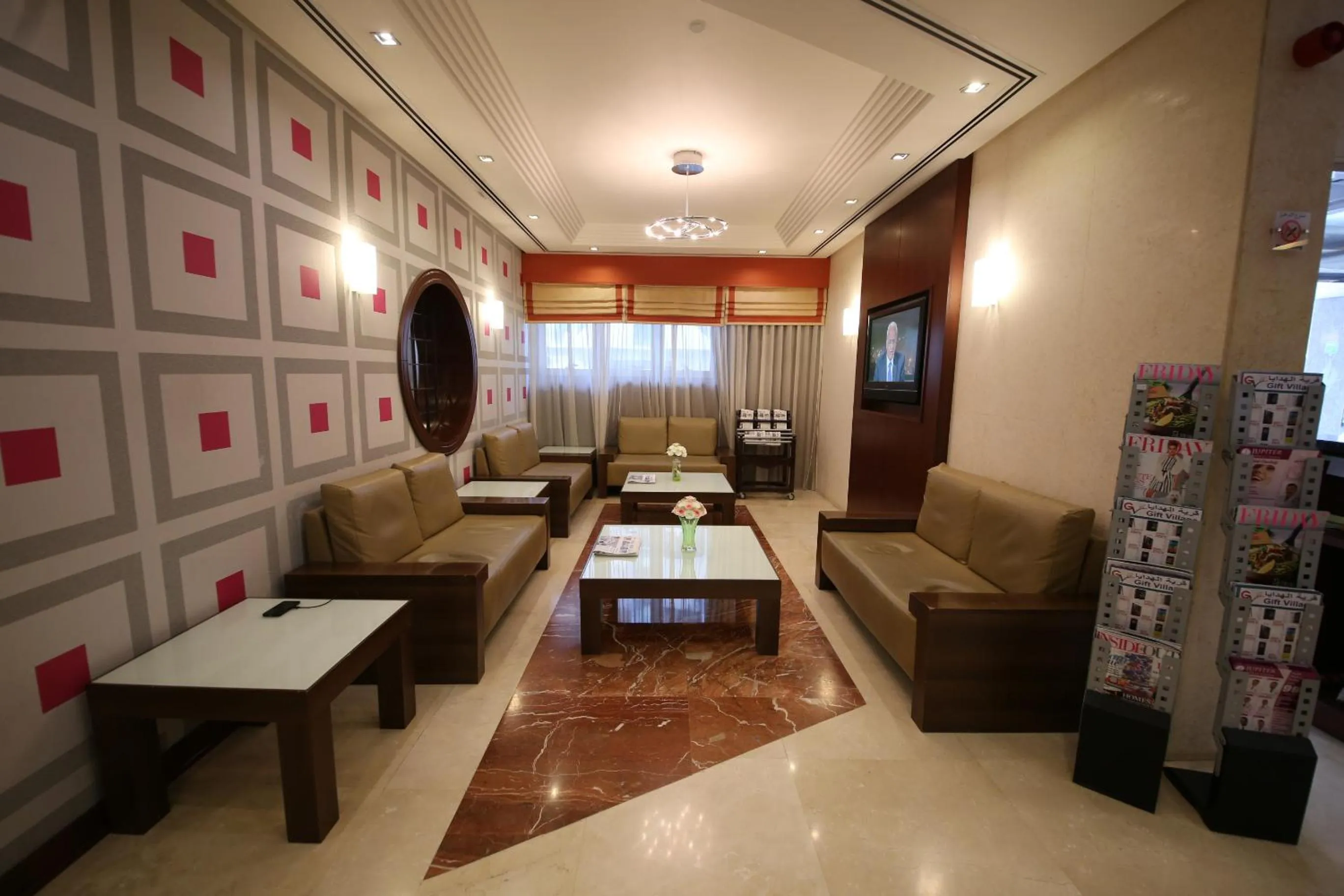 Seating area in Tulip Hotel Apartments