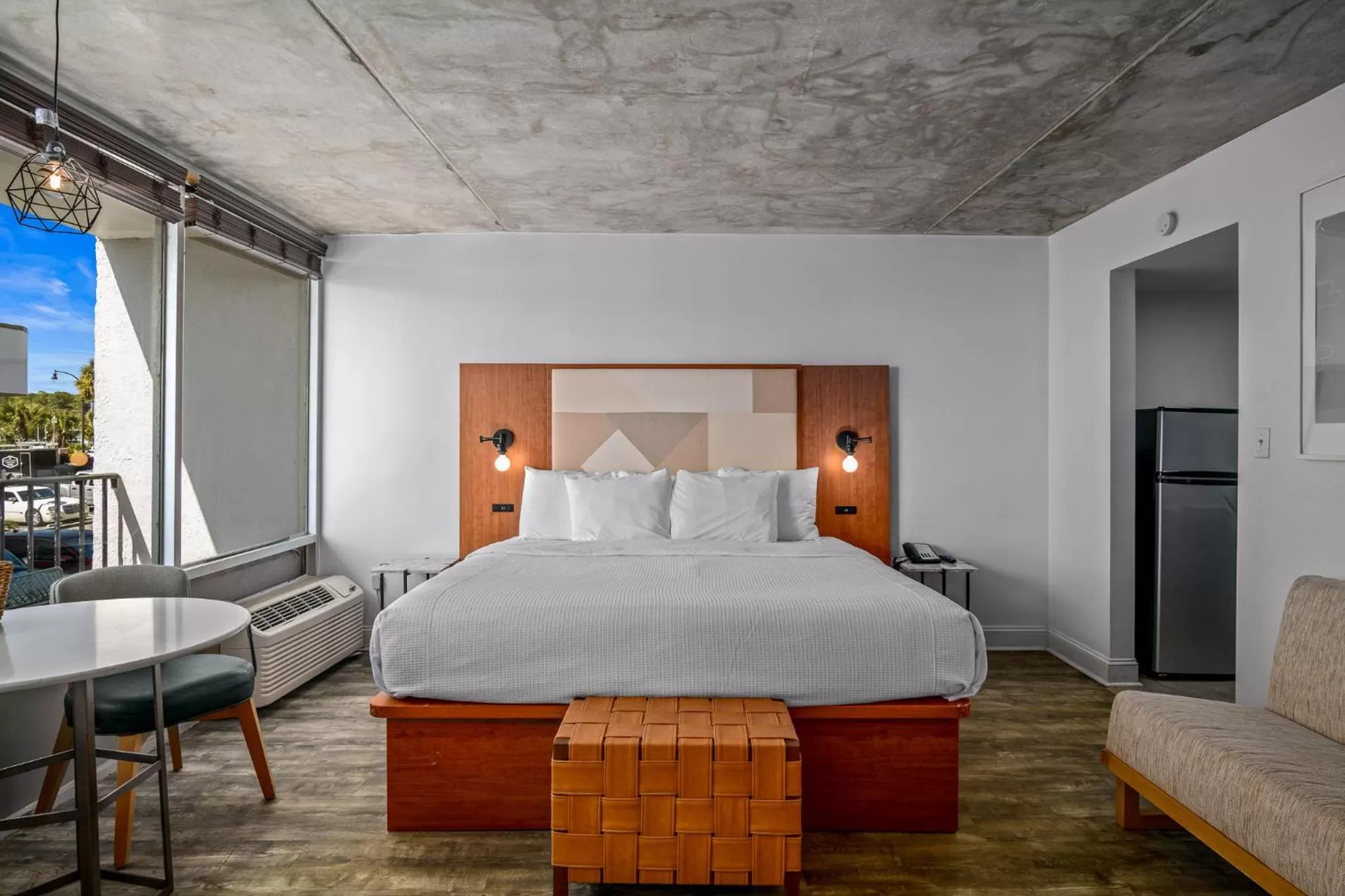 Bed in The Beverley Beach House