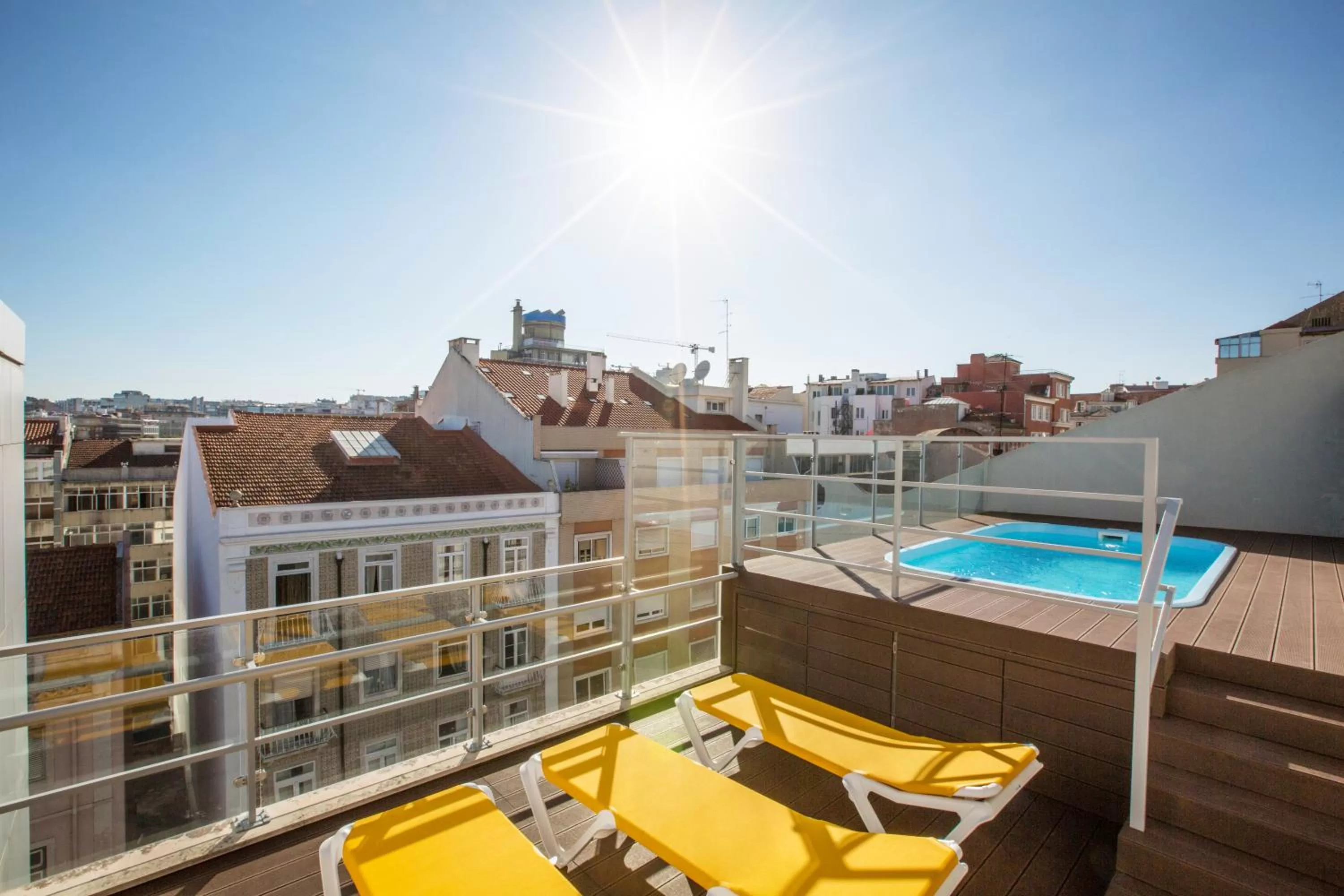 Balcony/Terrace in Hotel 3K Madrid