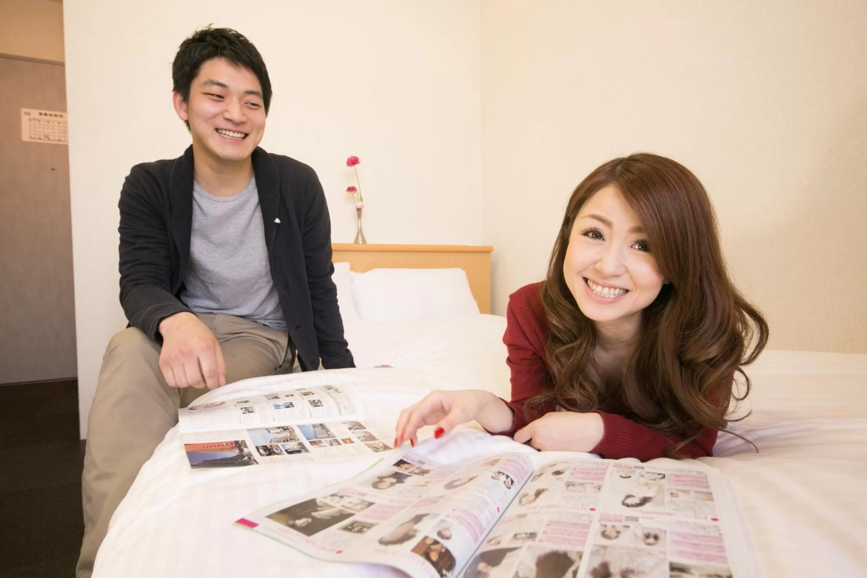 Bed in Heiwadai Hotel Tenjin