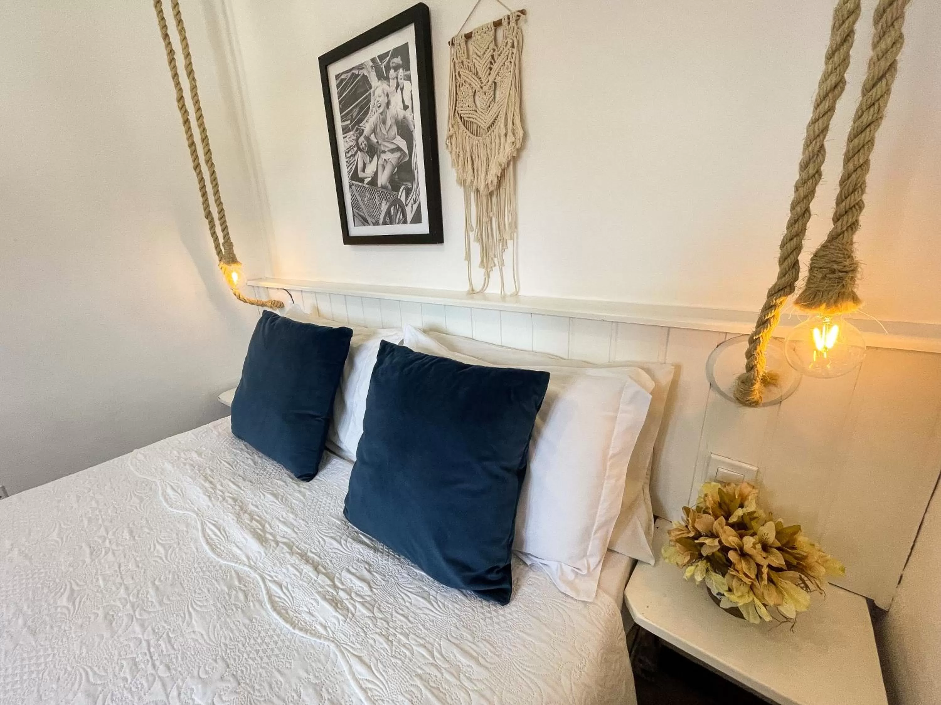 Decorative detail, Bed in Pousada Marittima