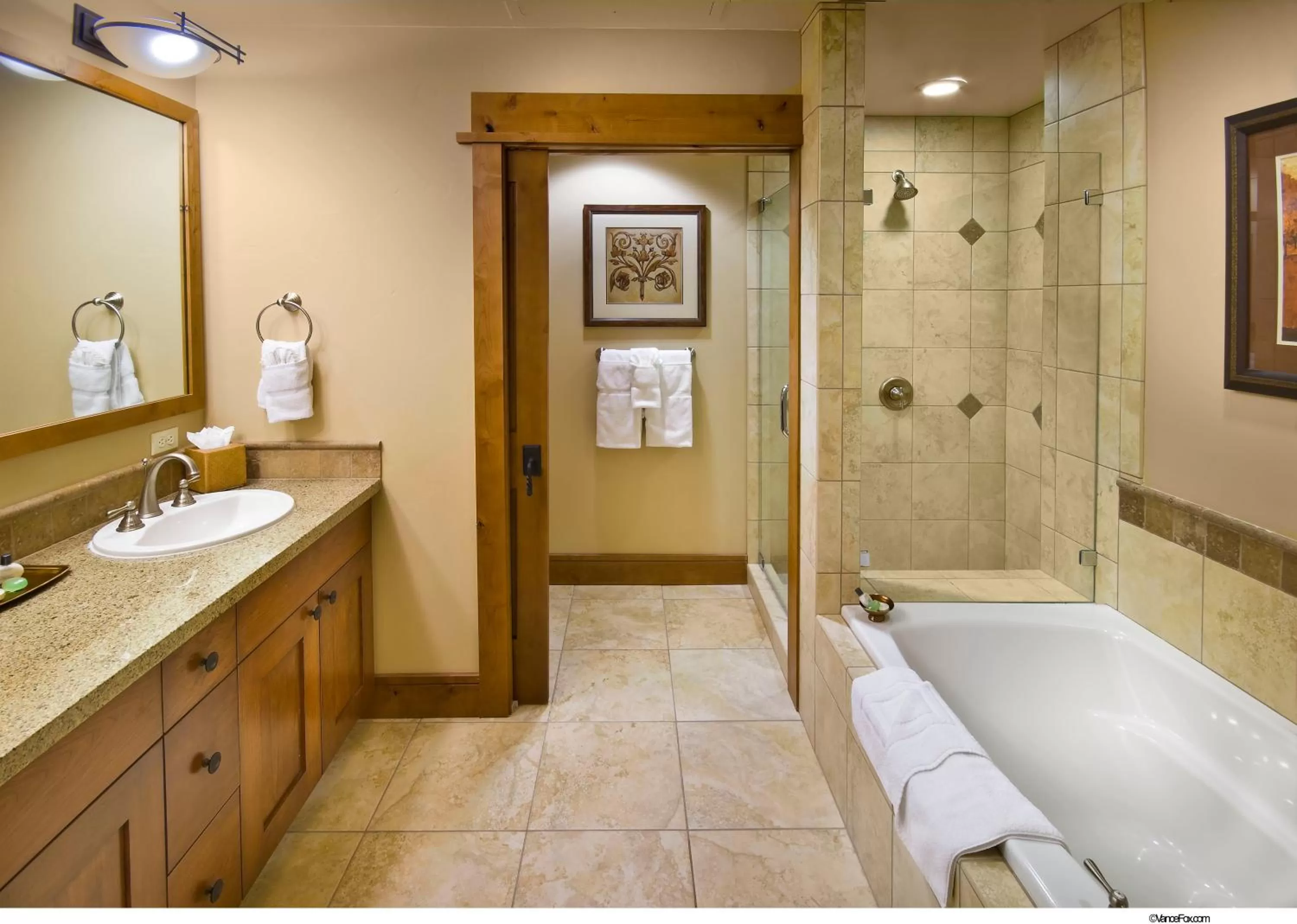 Bathroom in East West Hospitality at Tahoe