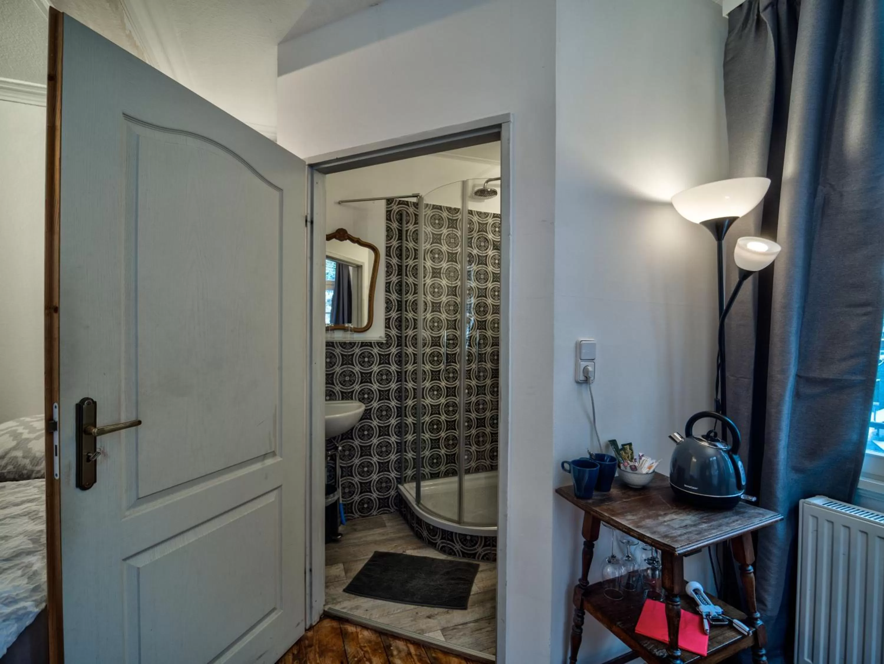 Bathroom, Bed in Haus Stehlings