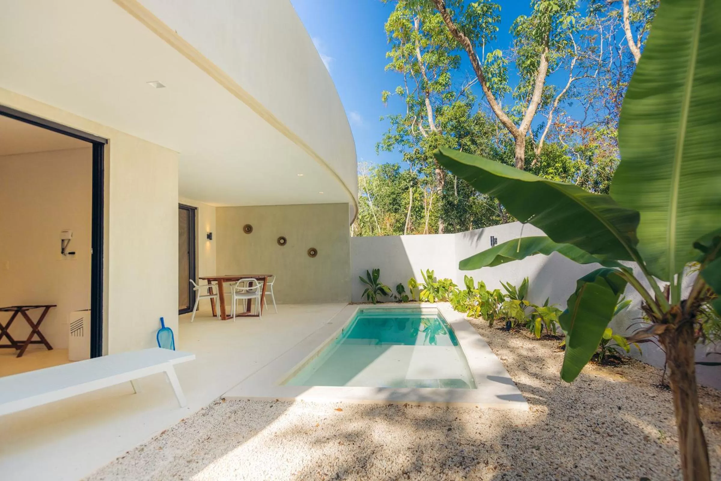 Swimming pool in Suites at TreeTops Tulum