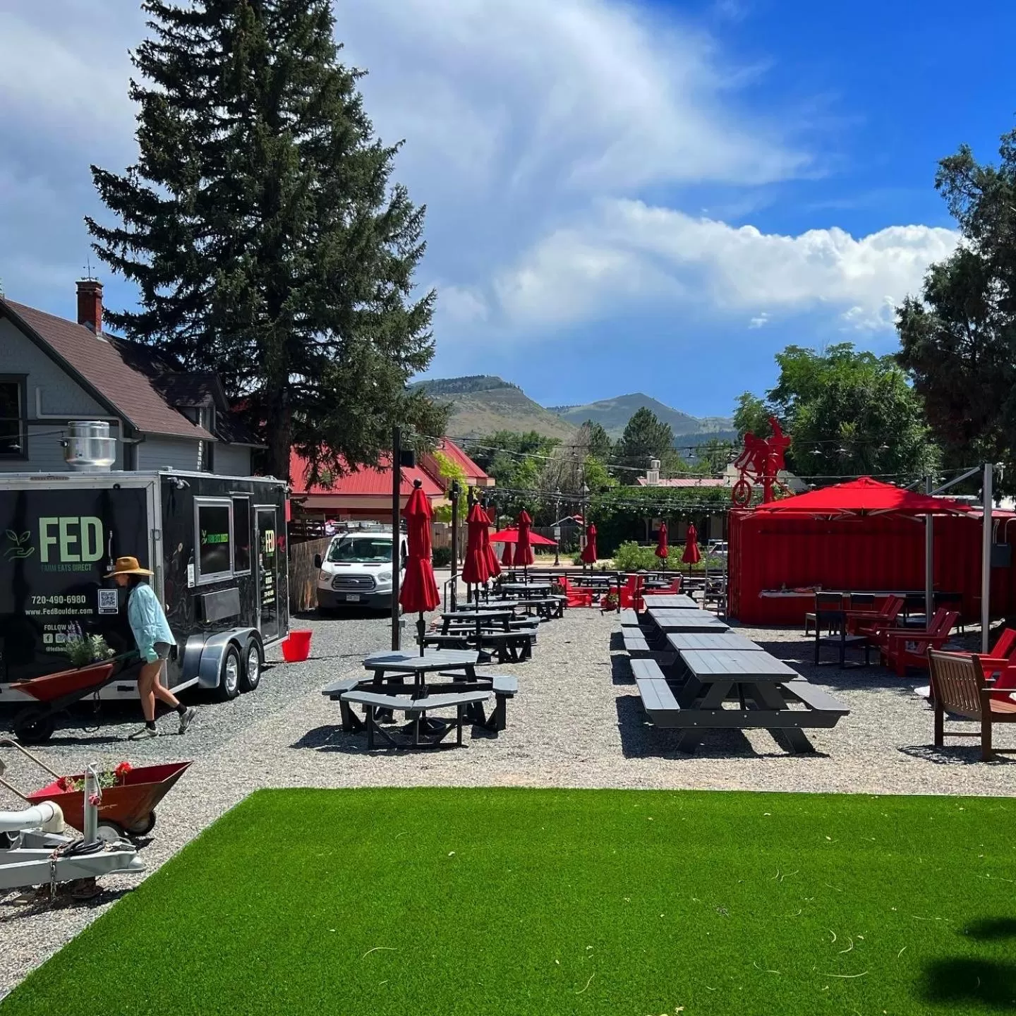 Patio in A-Lodge Lyons