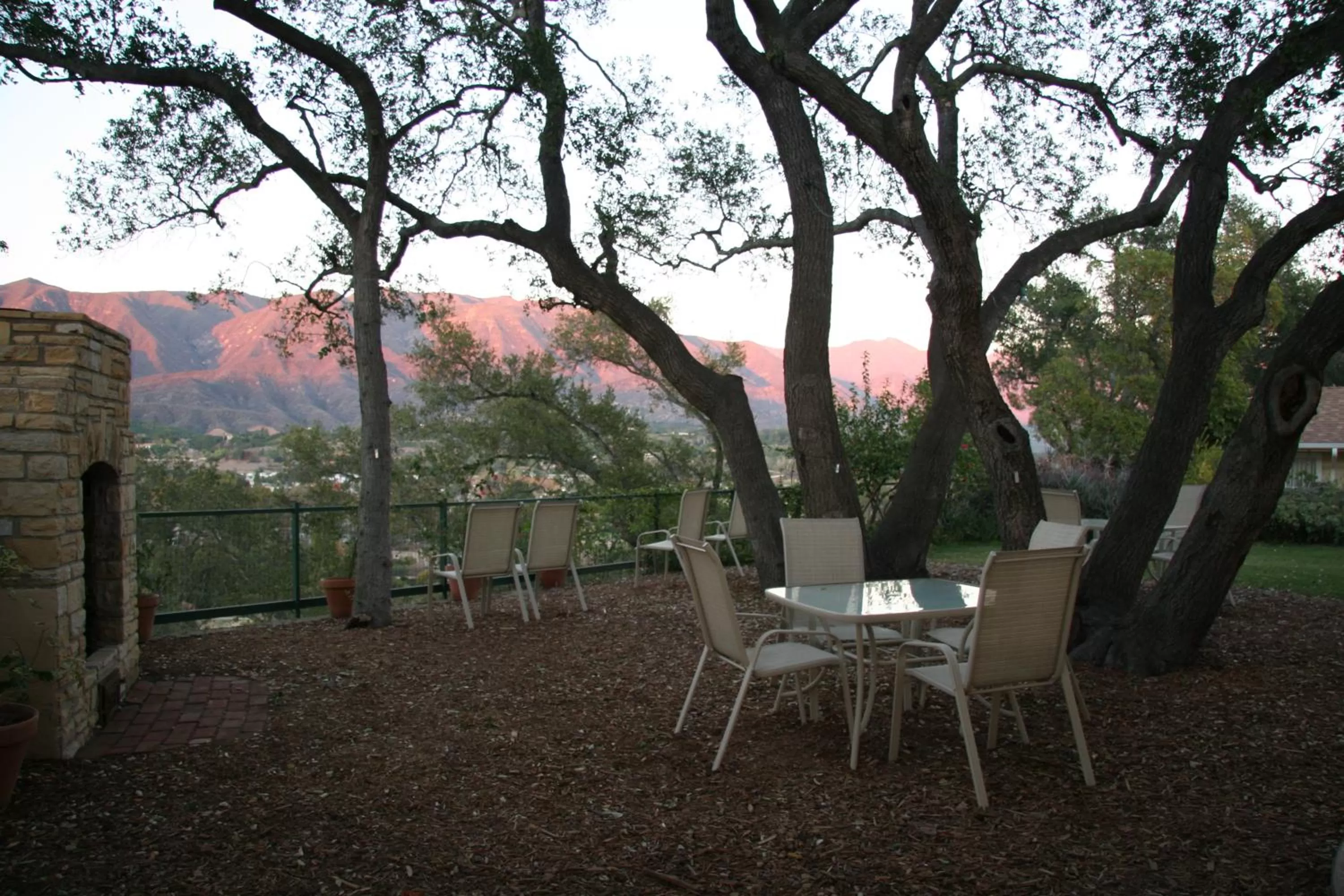 Patio in Ojai Retreat & Inn