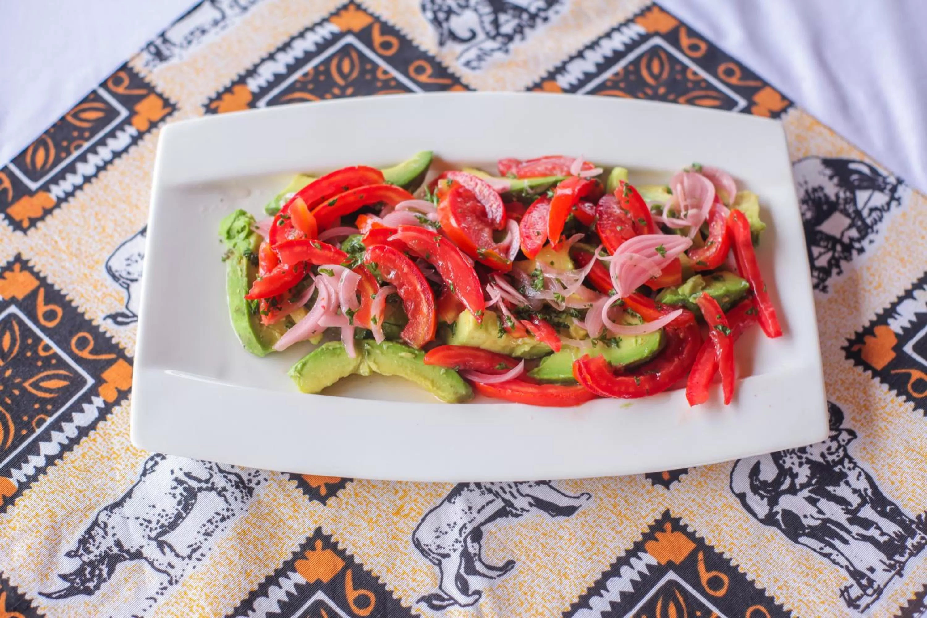 Food close-up in Villa Asimba