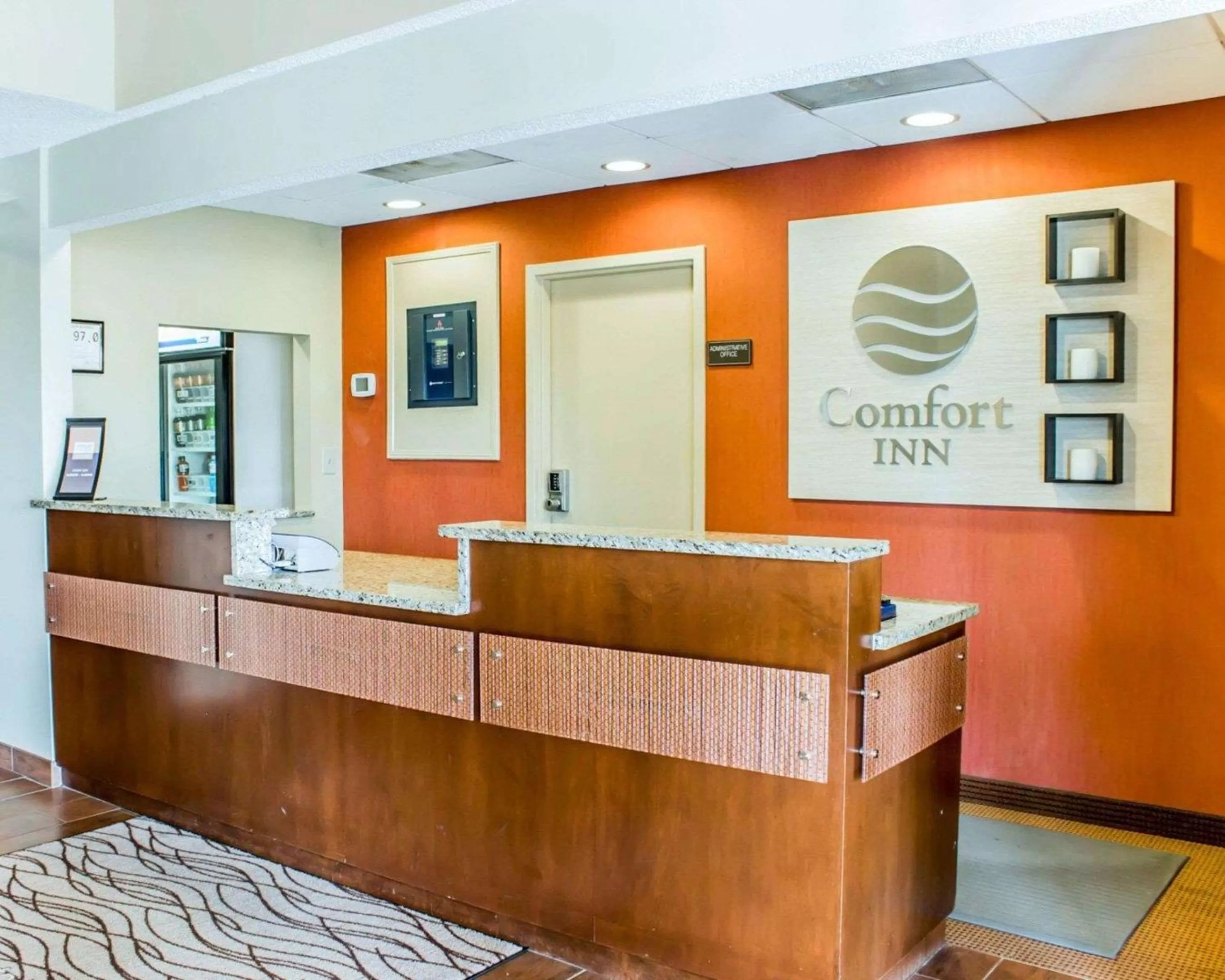 Lobby or reception in Comfort Inn Fayetteville near Fort Bragg