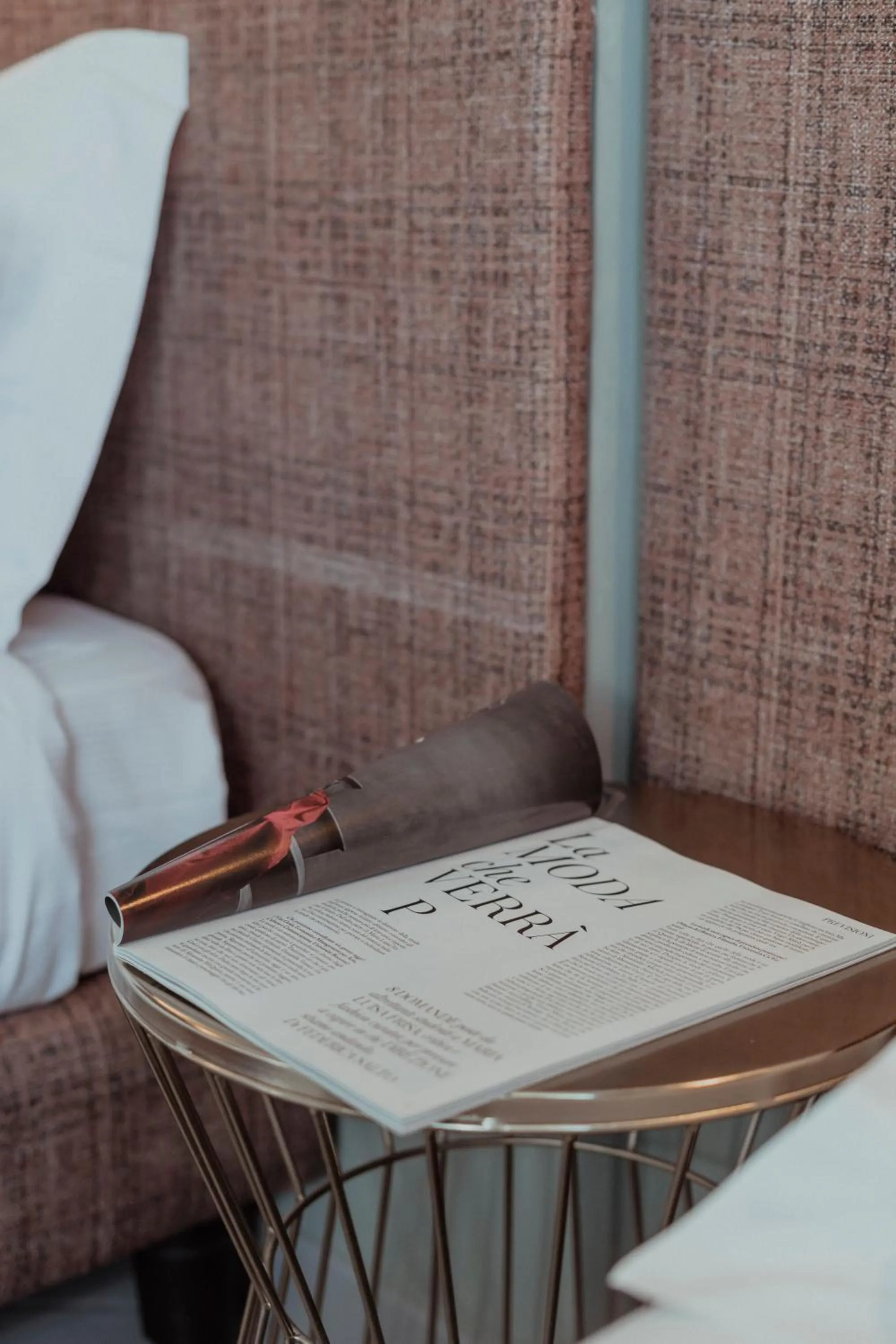 Decorative detail, Bed in Hotel Marisa