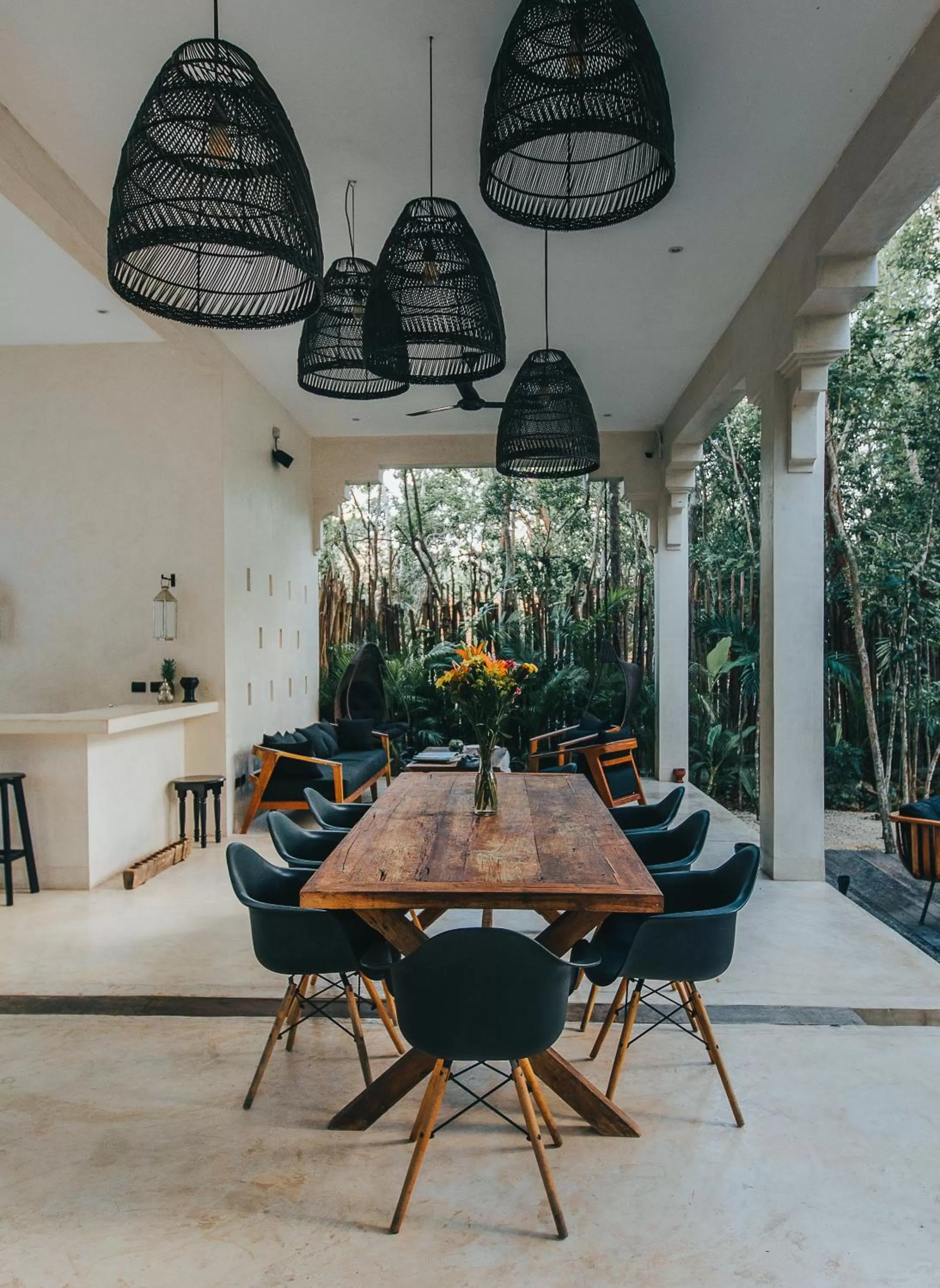 Patio in Ambre & Epices Jungle Hotel & Spa