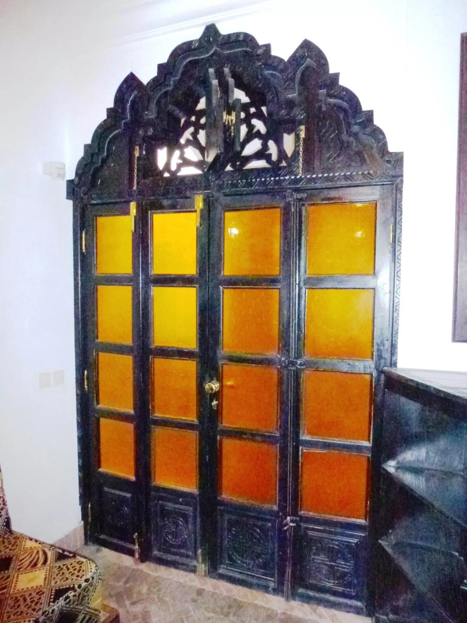 Decorative detail in Ryad Laârouss