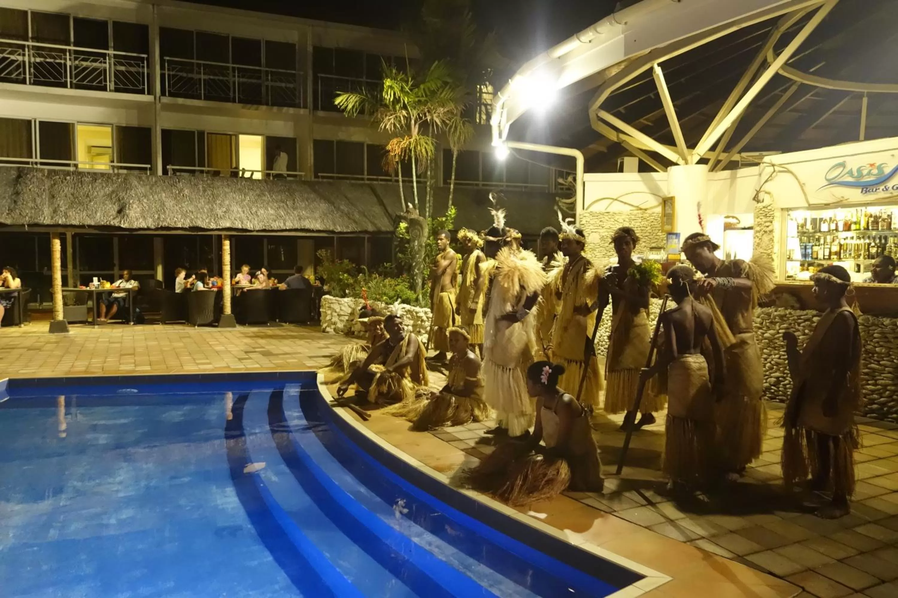 Evening entertainment in The Melanesian Port Vila