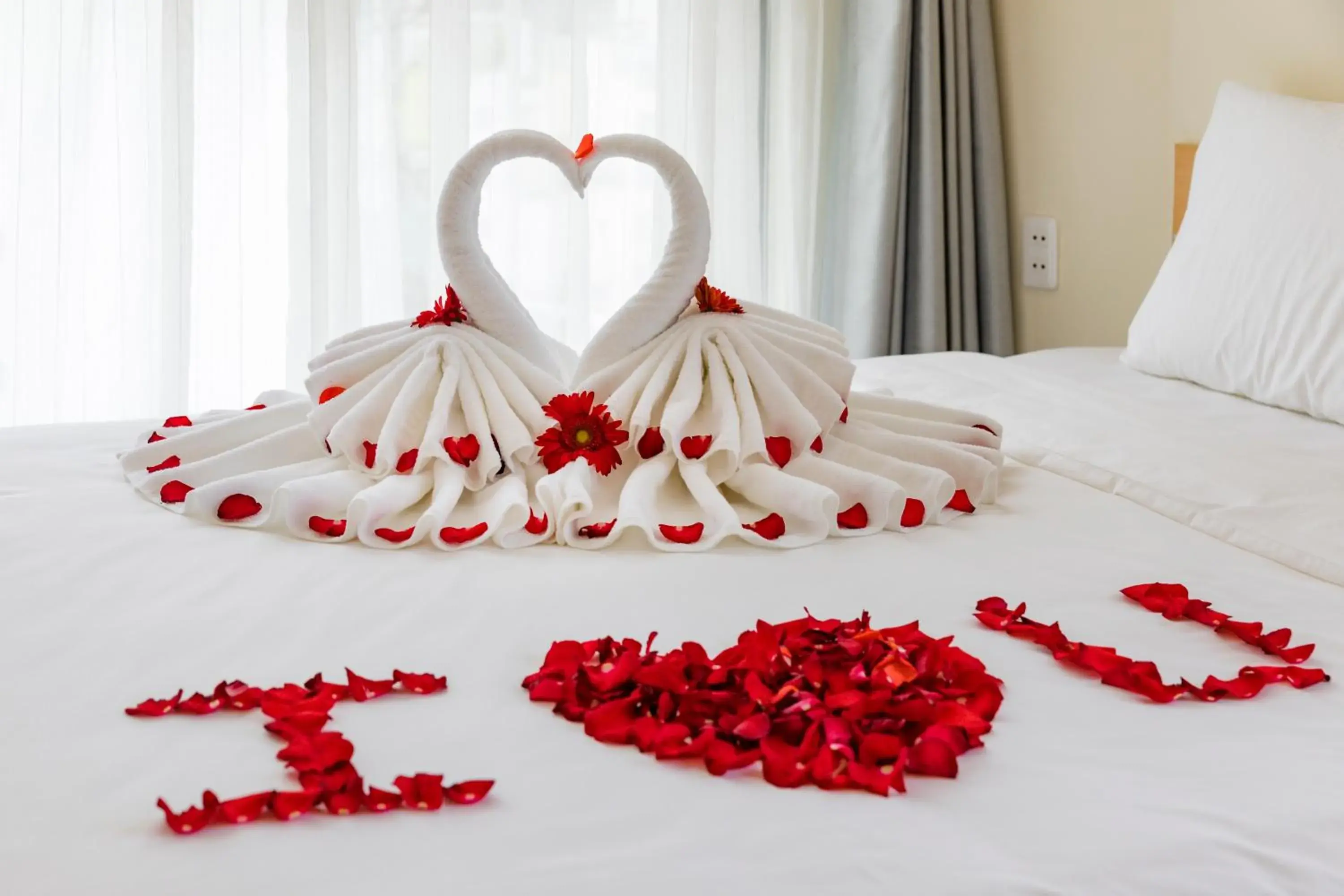 Deluxe Double Room with Side Sea View in The Swan Nha Trang Hotel Deluxe Double Room with Side Sea View in The Swan Nha Trang Hotel