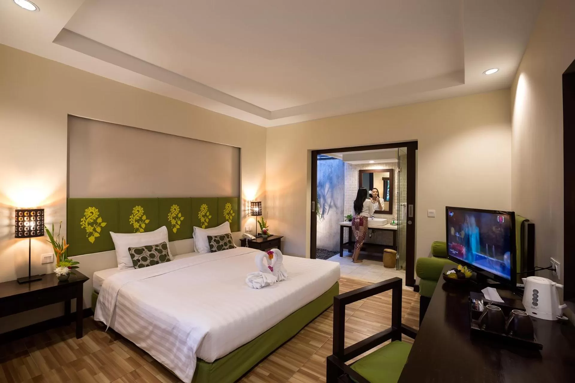 Property building, Bed in Ketapang Indah Hotel