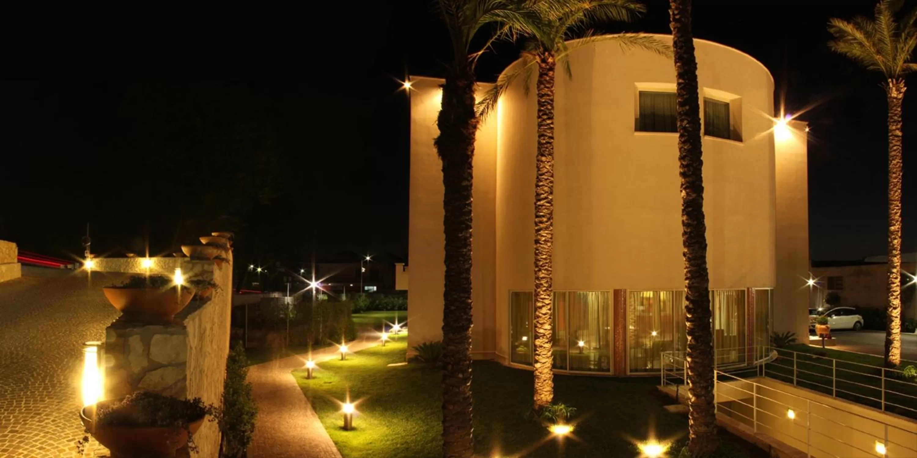 Garden in Palazzo Giordano Bruno