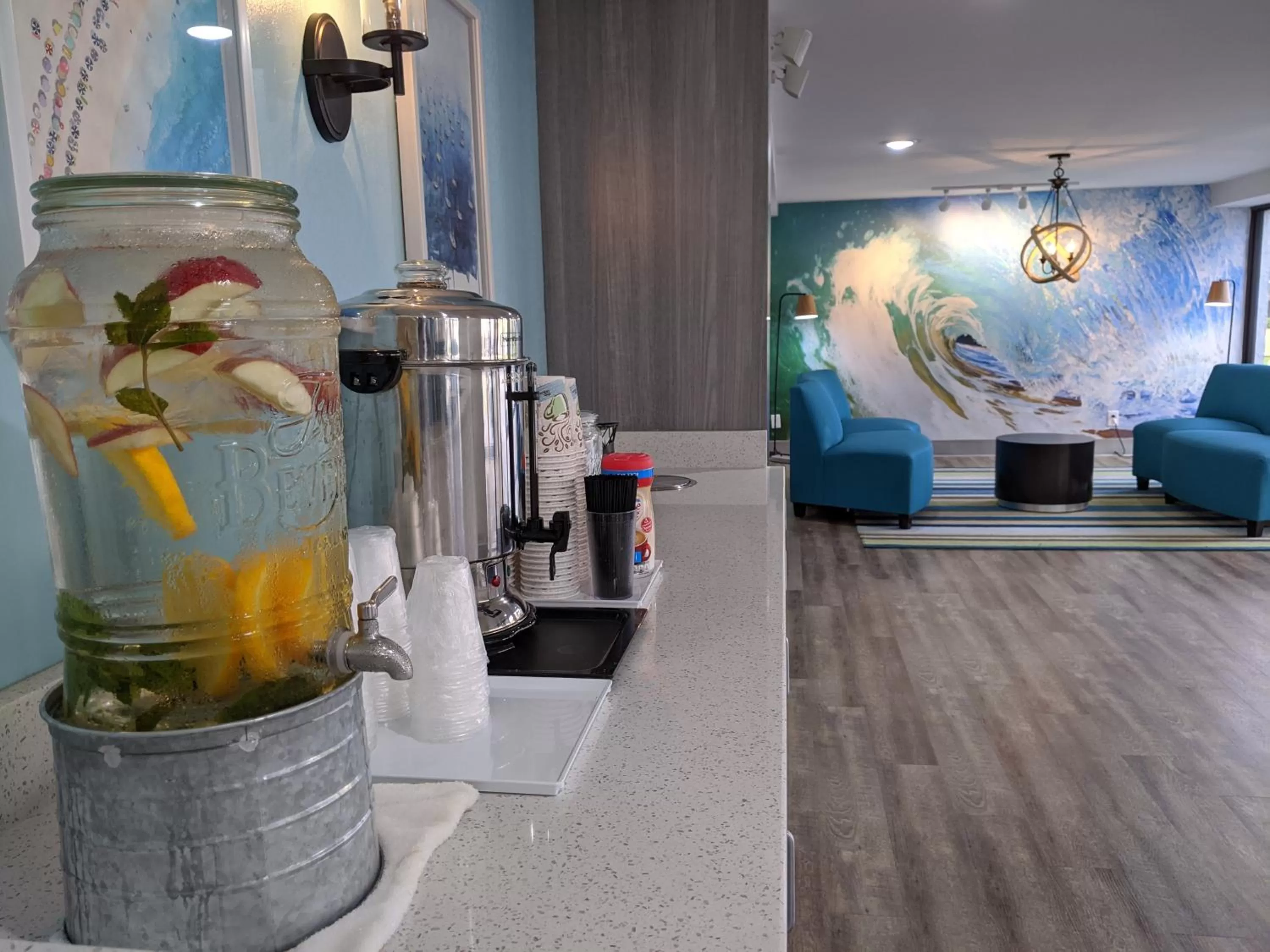 Lobby or reception in Tropical Seas Hotel