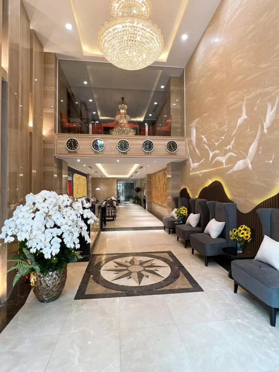 Lobby or reception in Skylark Hotel