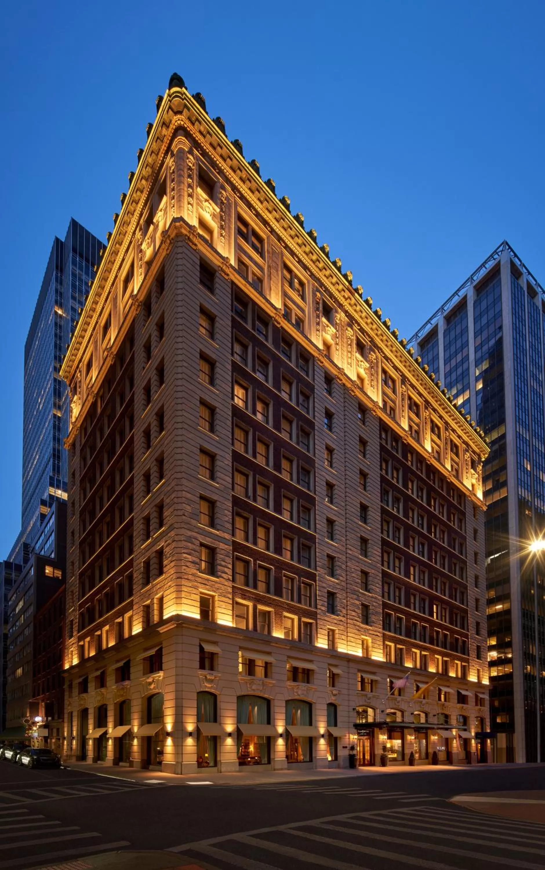 Property building in The Wall Street Hotel New York City