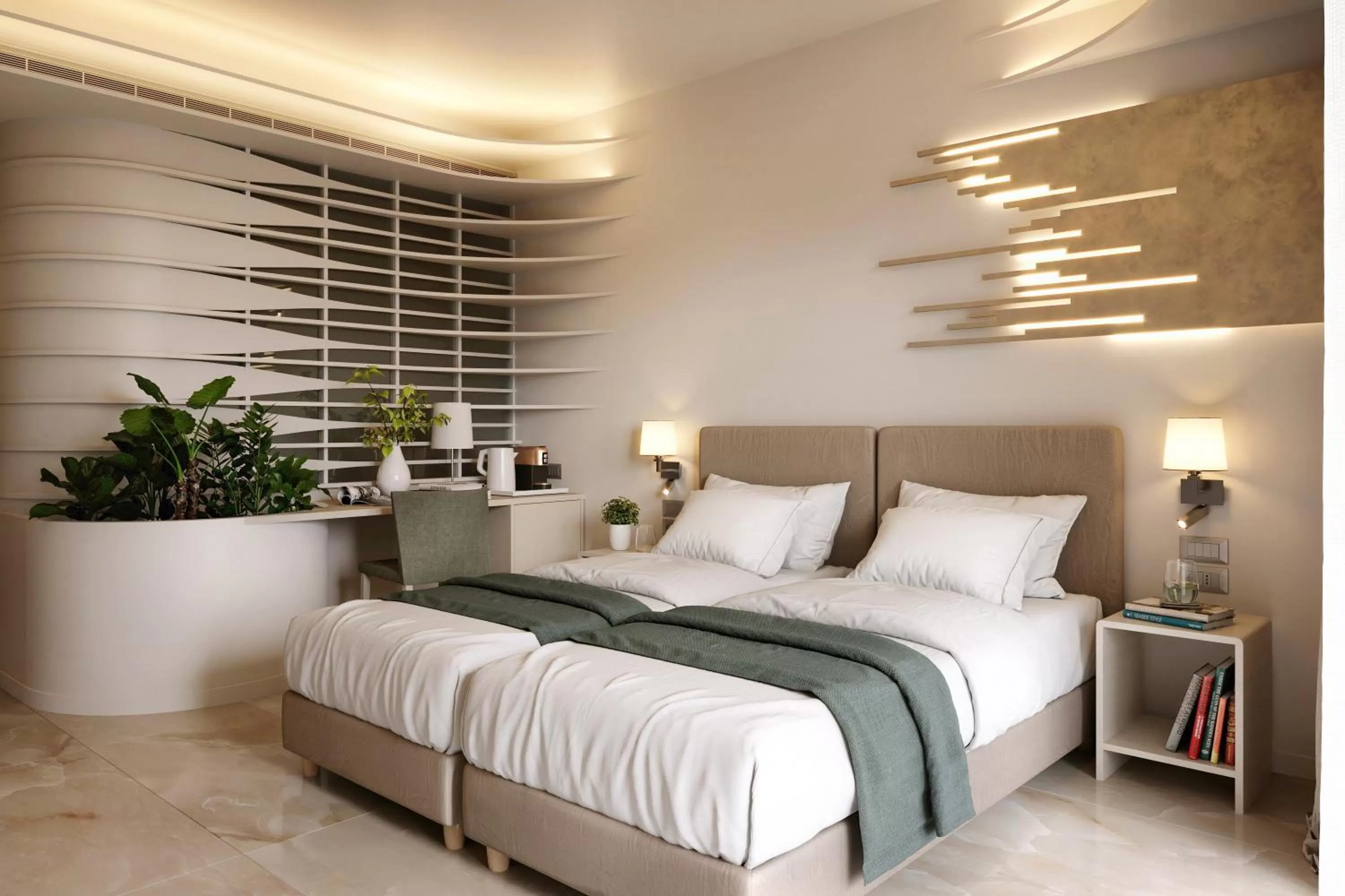 Bedroom, Bed in Green Suites Boutique Hotel