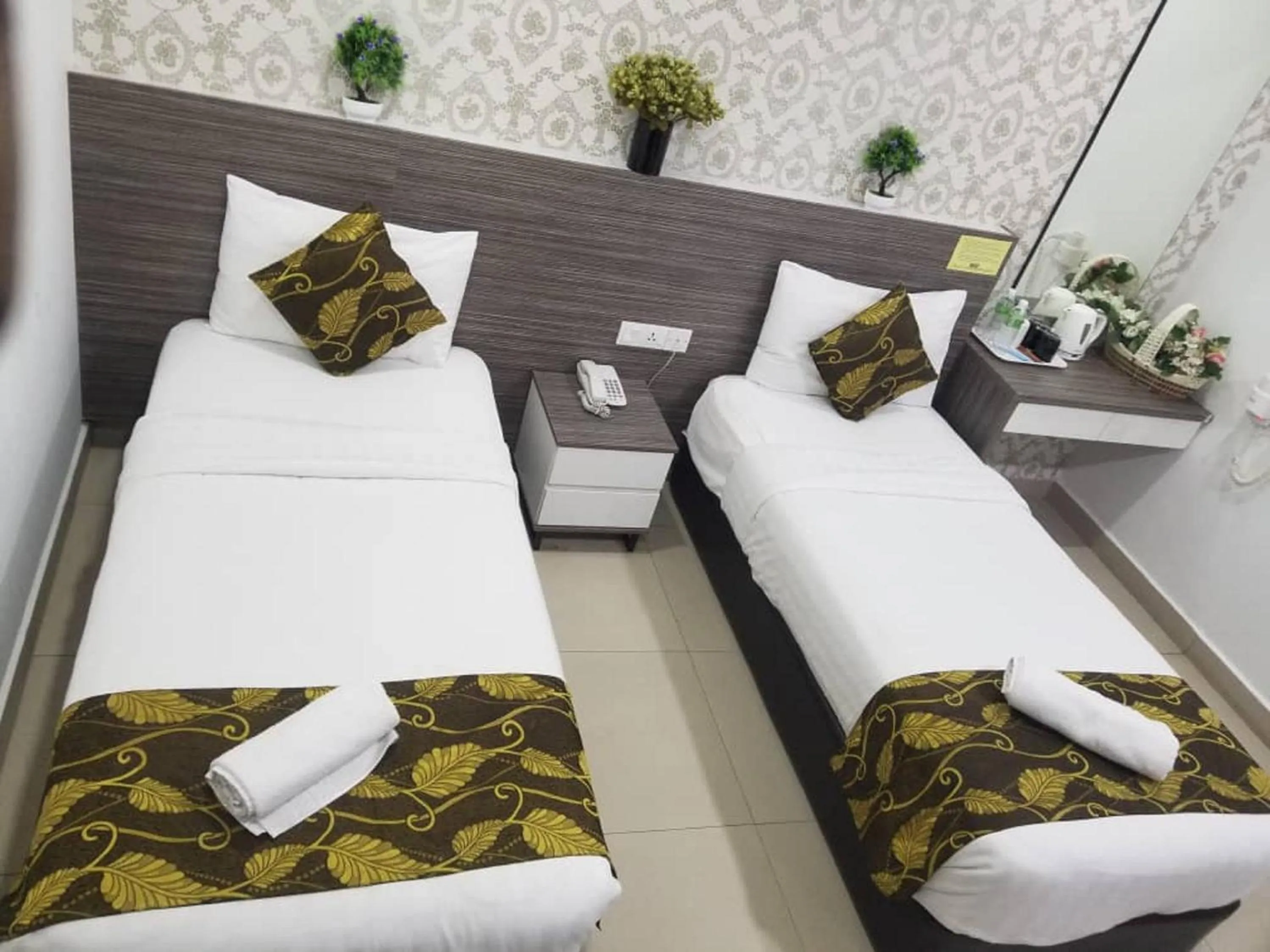 Decorative detail, Bed in D'Metro Hotel