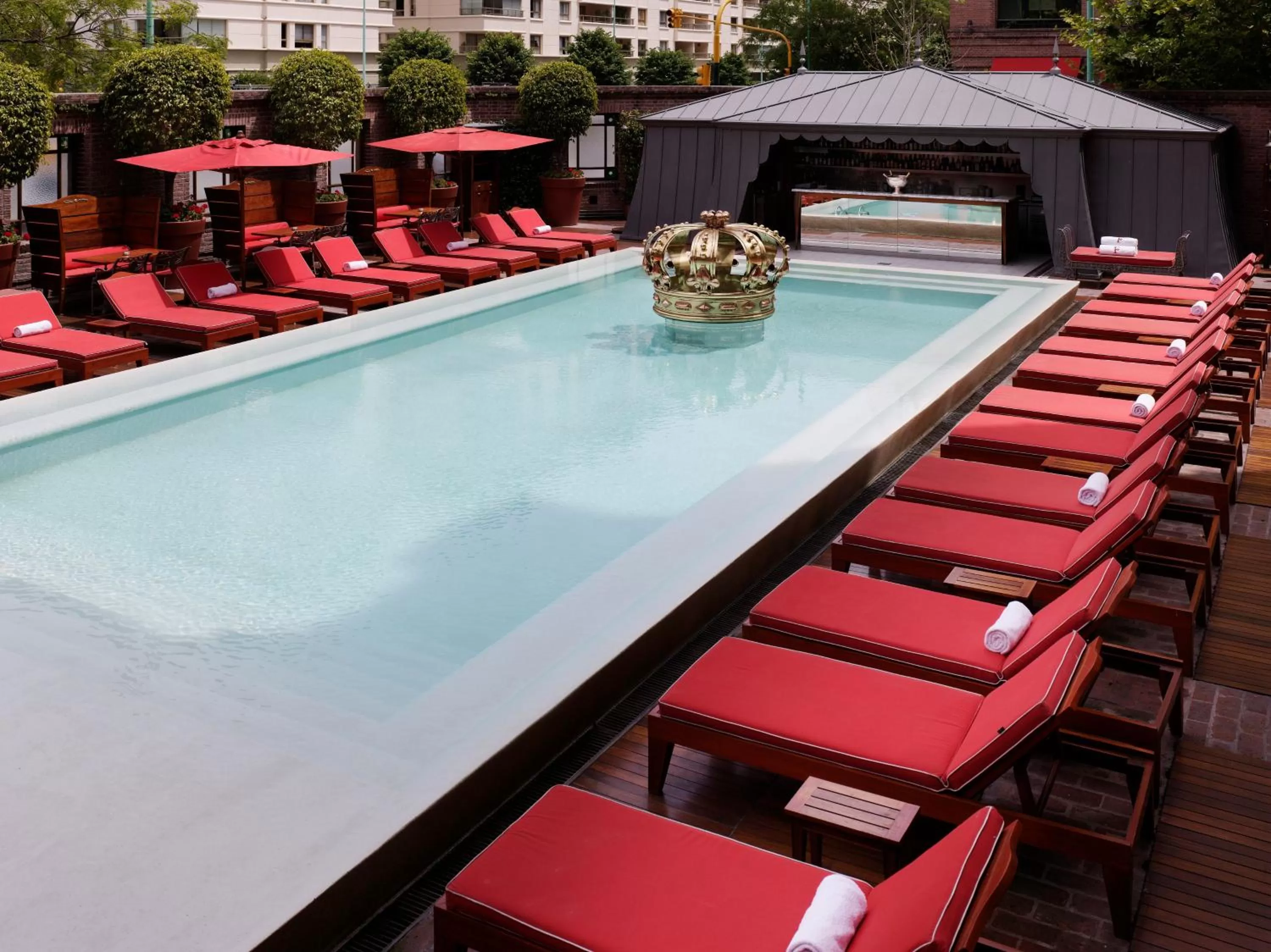 Swimming pool in Faena Hotel Buenos Aires
