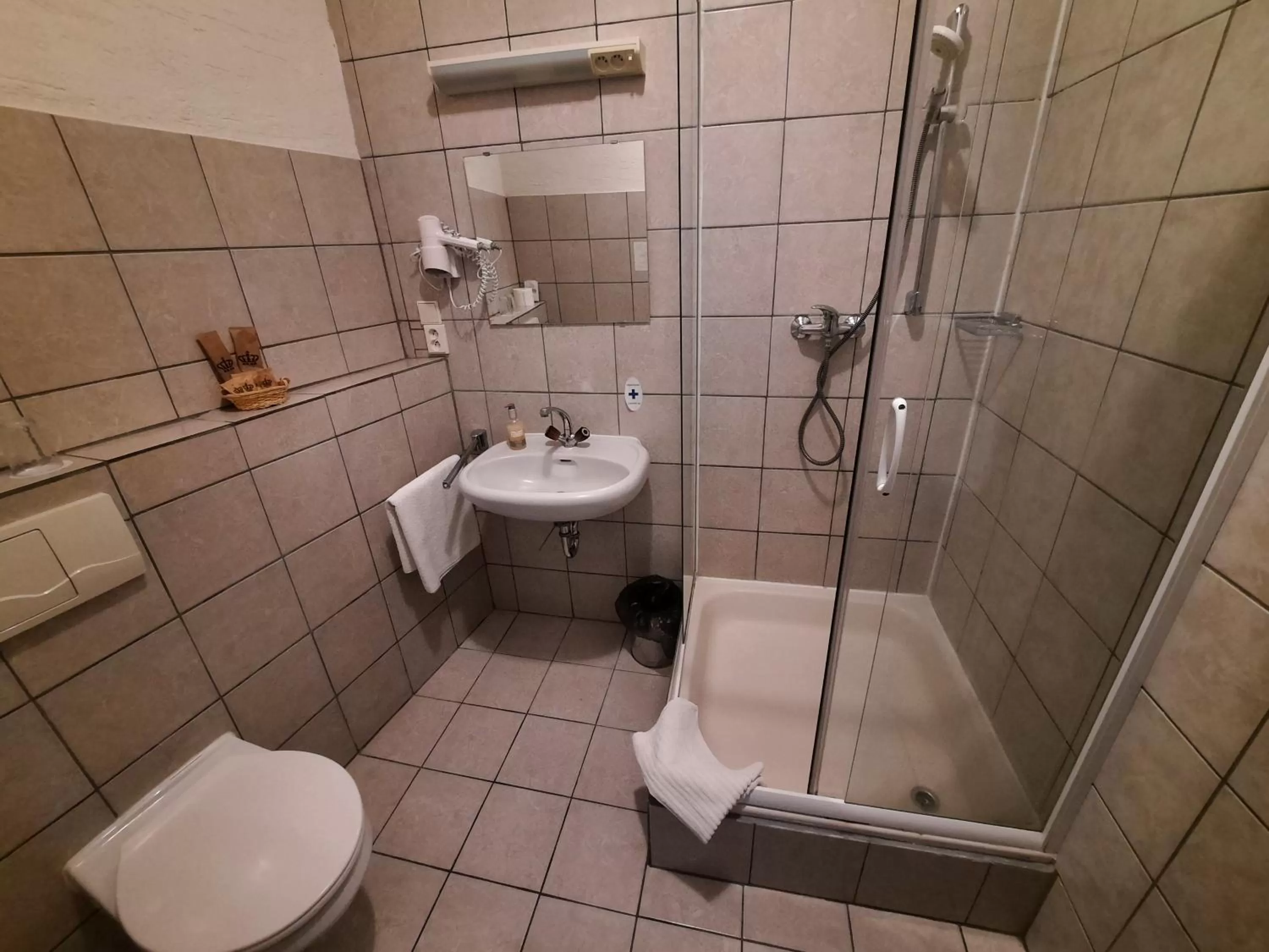 Bathroom in Hotel Koruna