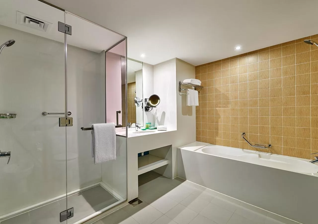 Shower in Ramada Hotel, Suites and Apartments by Wyndham Dubai JBR