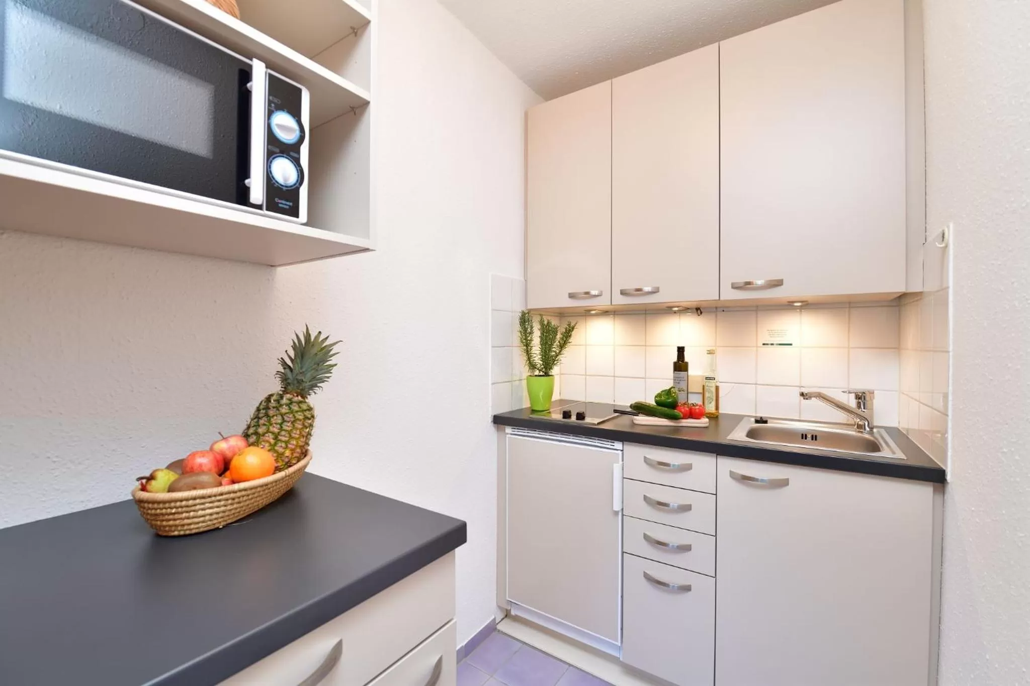 Kitchen or kitchenette in Familienhotel Kleinwalsertal