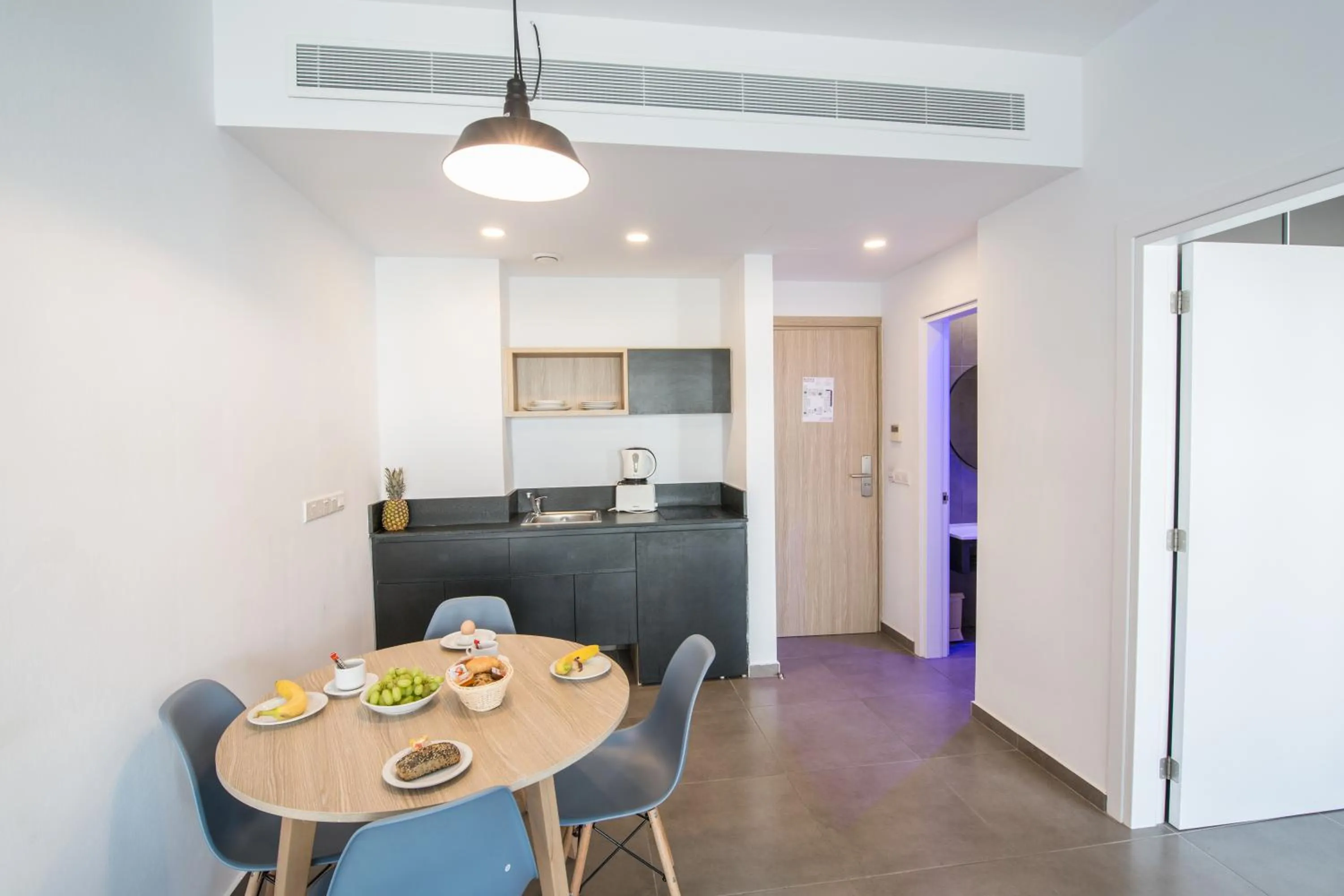 Kitchen or kitchenette in Anthea Hotel Apartments