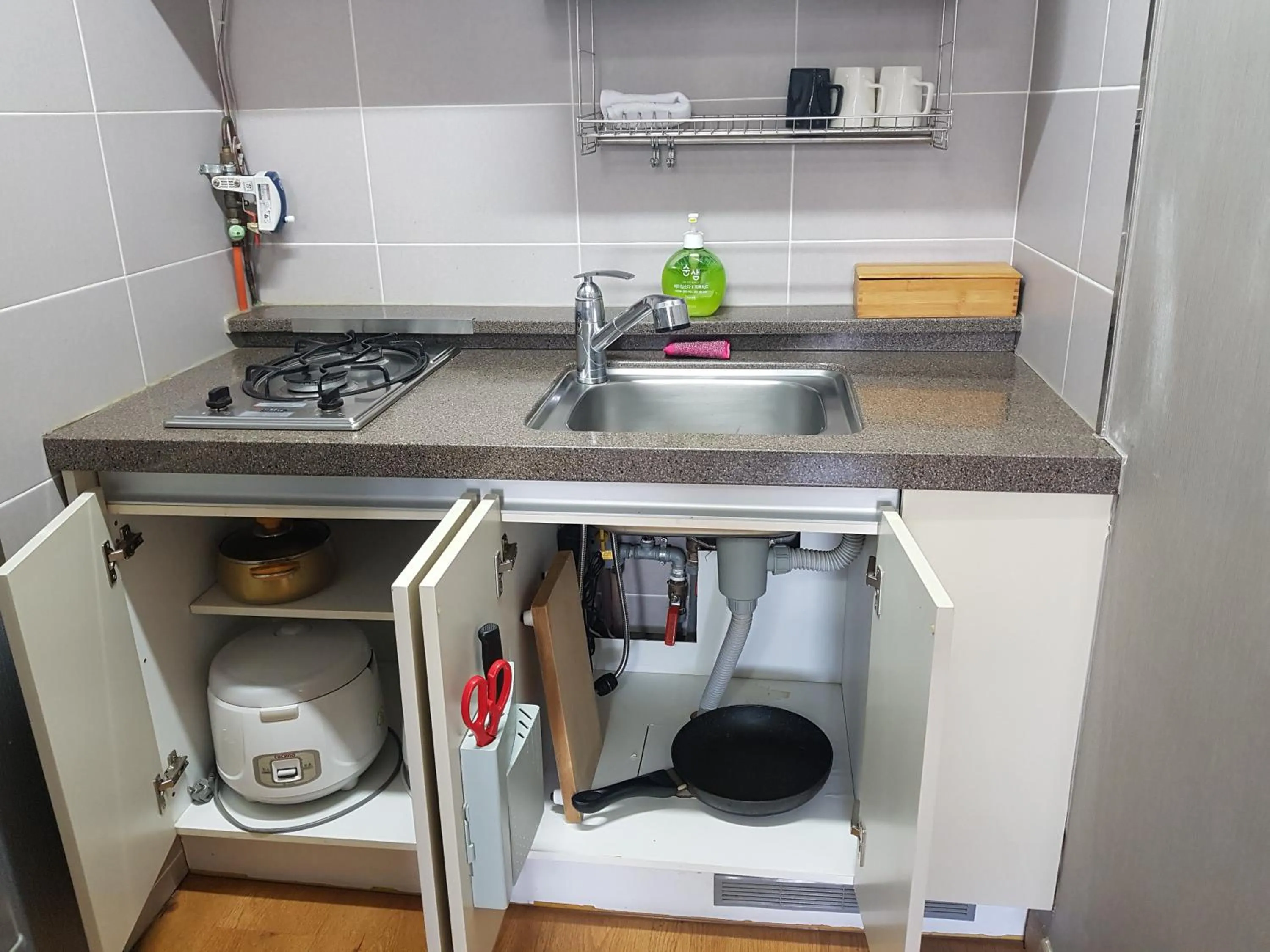 Kitchen or kitchenette in Jungmun Resort Jeju