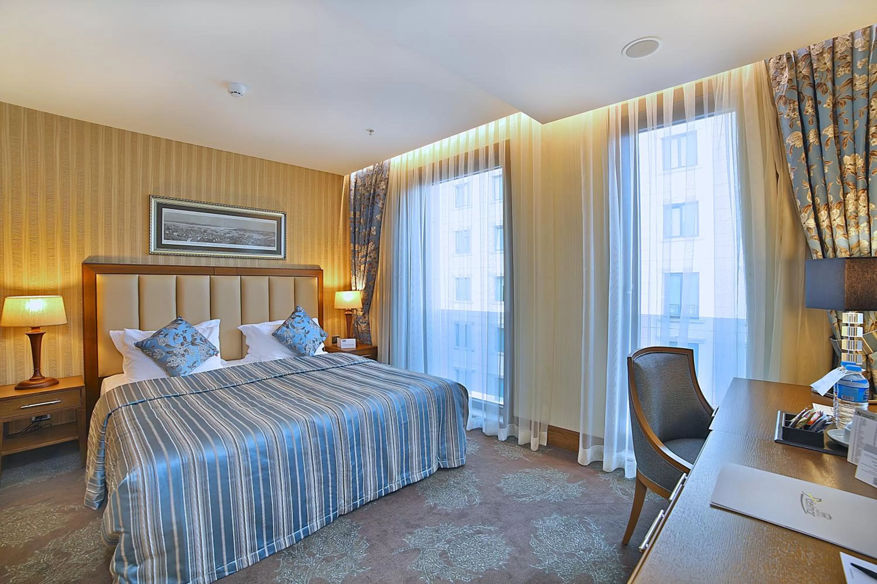 Bed in Adelmar Hotel Istanbul Sisli
