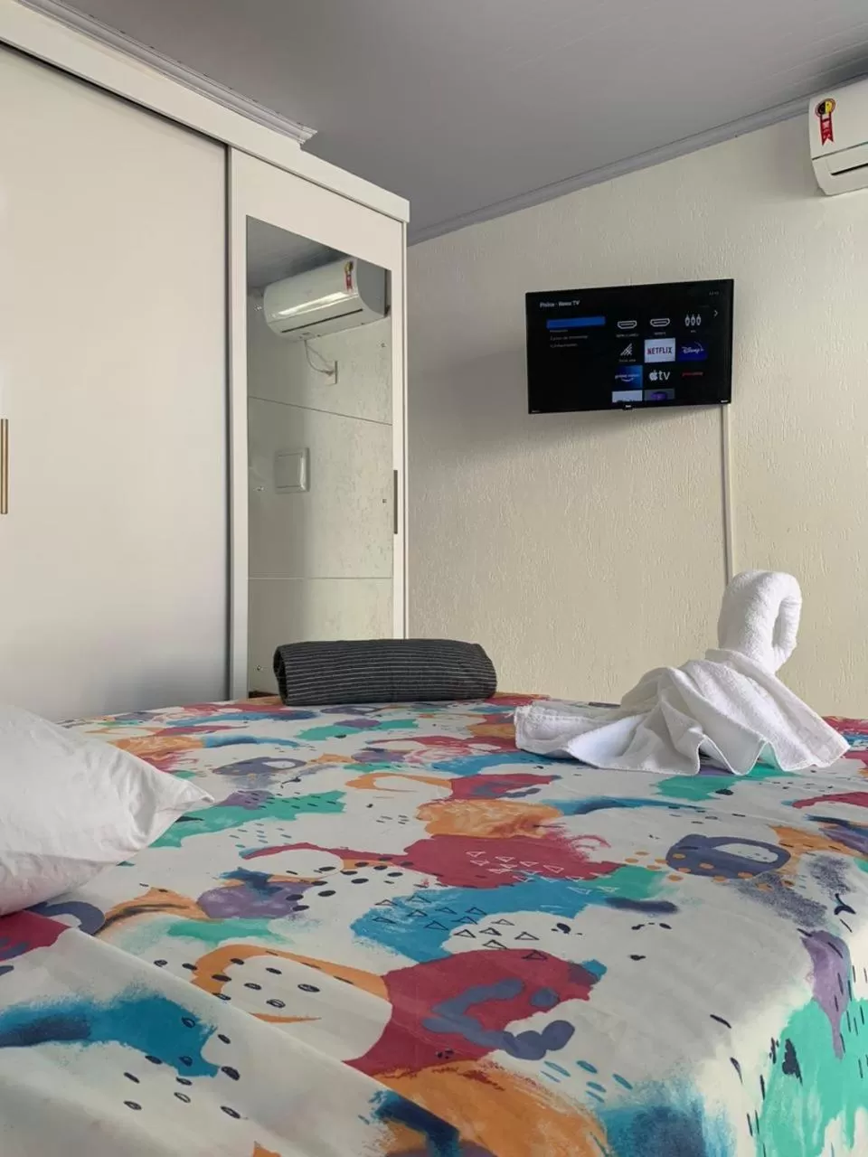 Bed in Pousada Villa Encantada LGBTQIAPlus