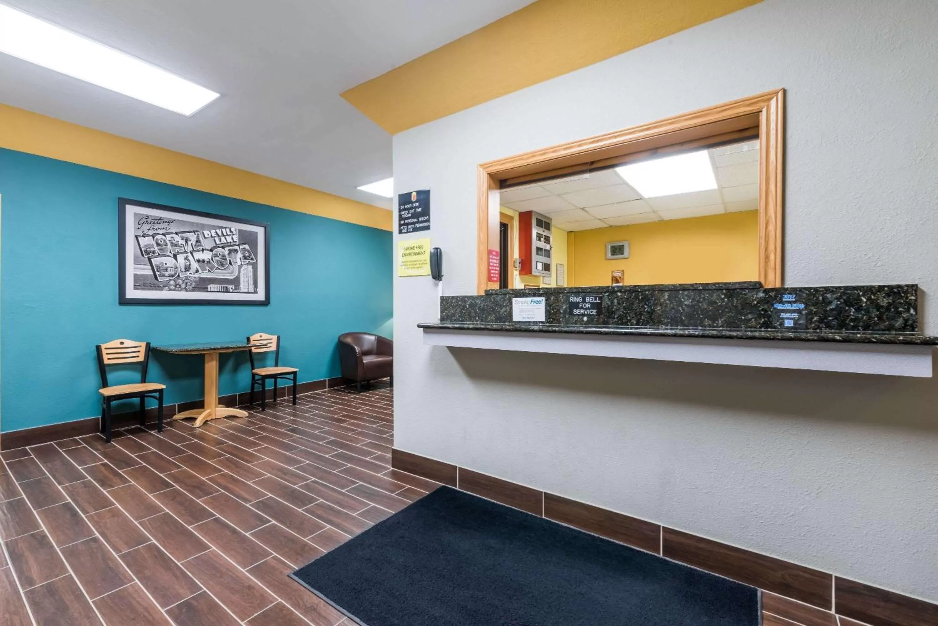 Lobby or reception in Super 8 by Wyndham Devils Lake