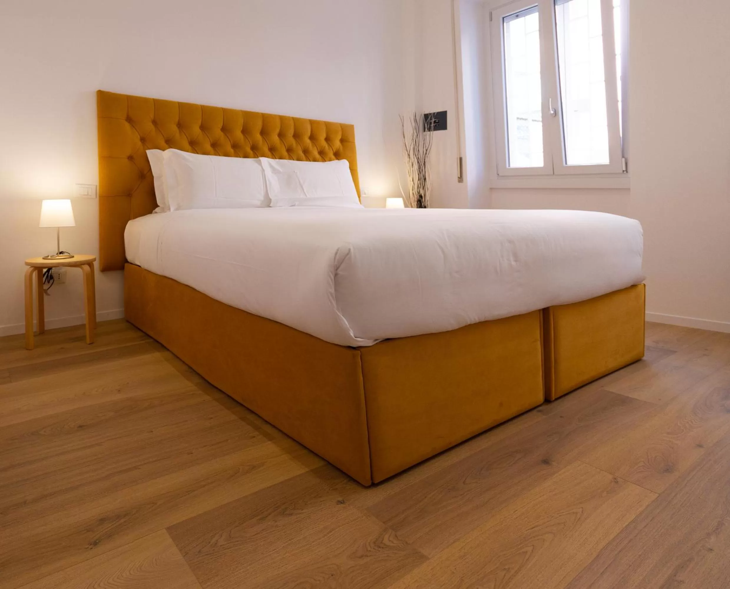 Bed in Michelangelo Vatican Rooms