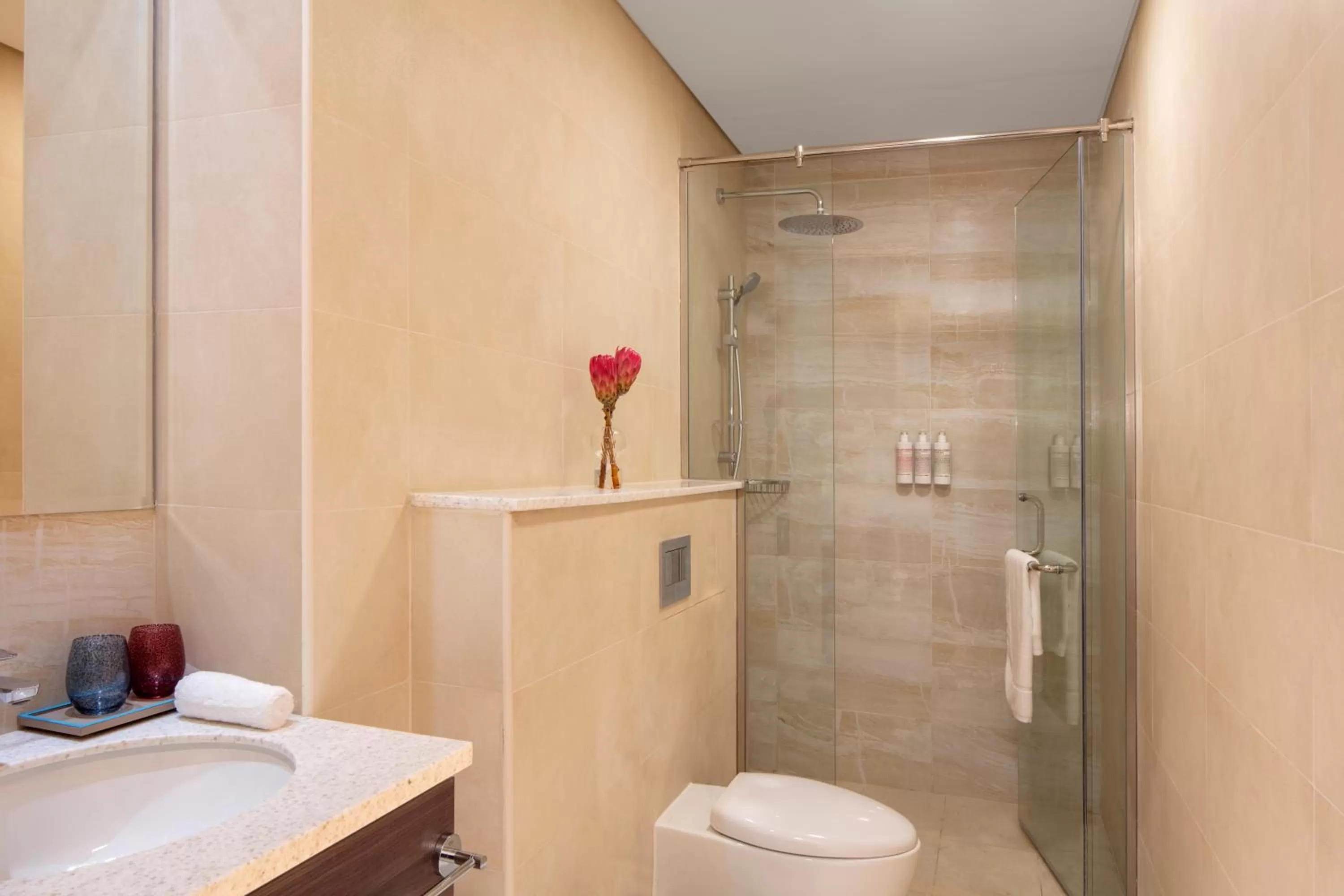 Shower in Avani Plus Palm View Dubai Hotel & Suites