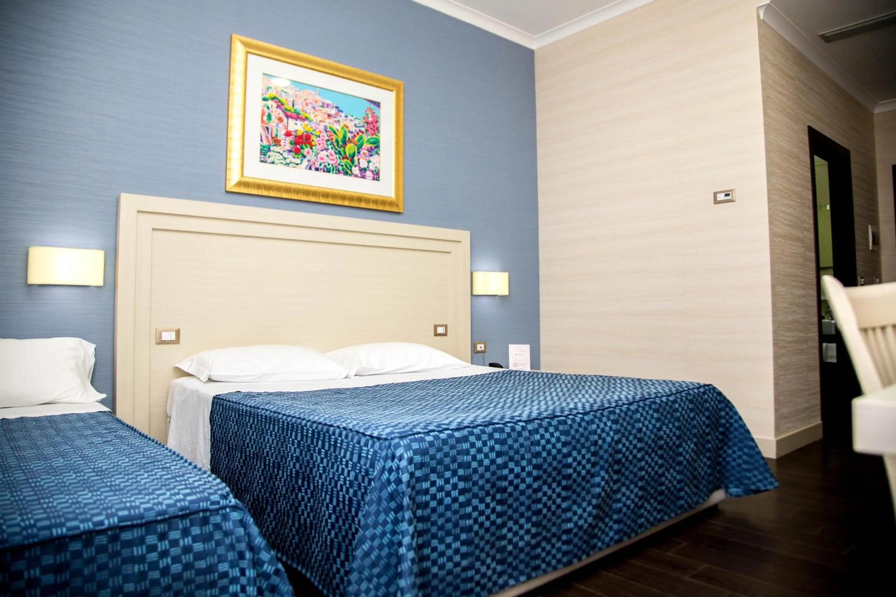 Bed in Hotel Palazzo Giancola