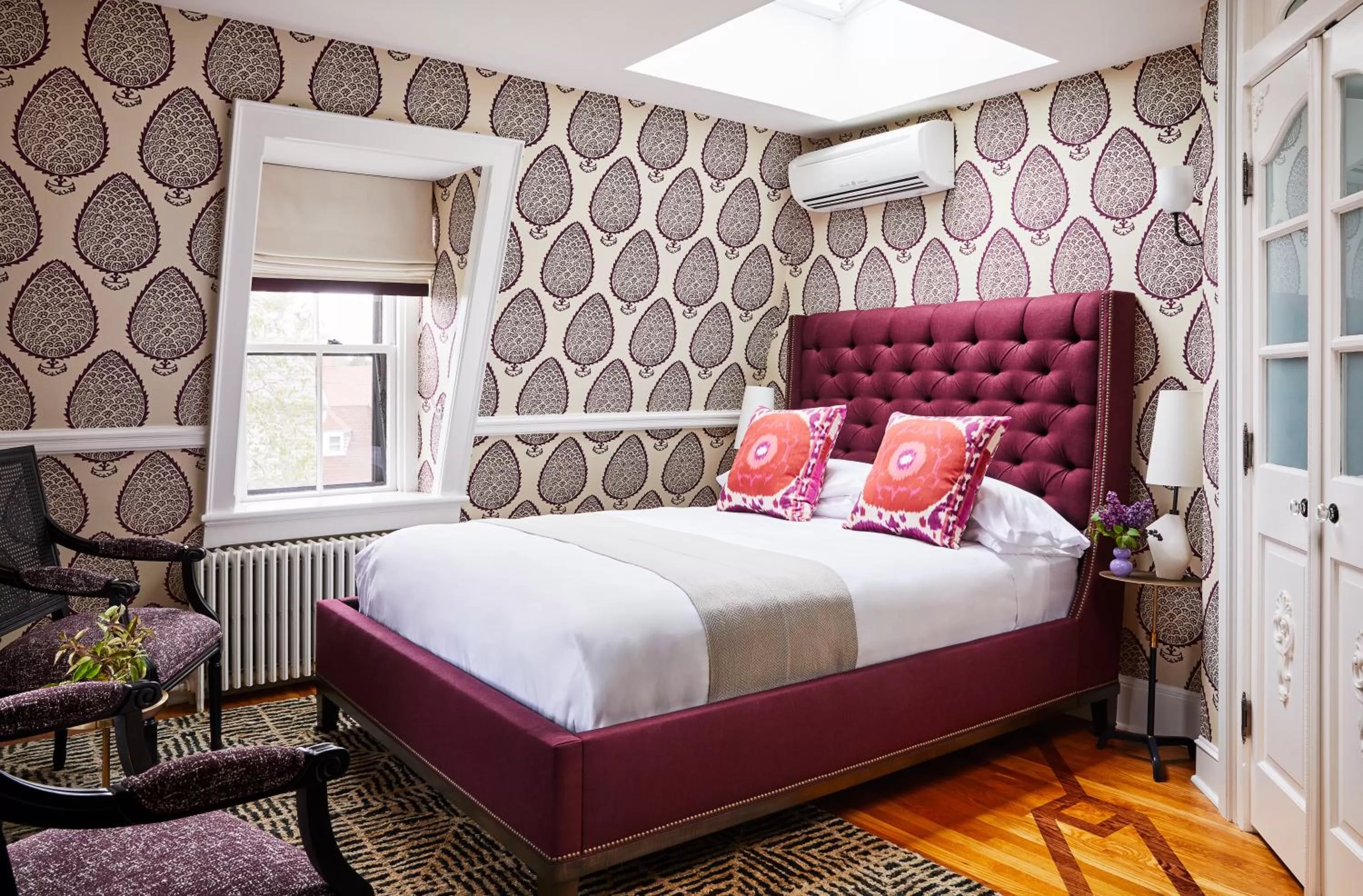 Bed in The Cliffside Inn