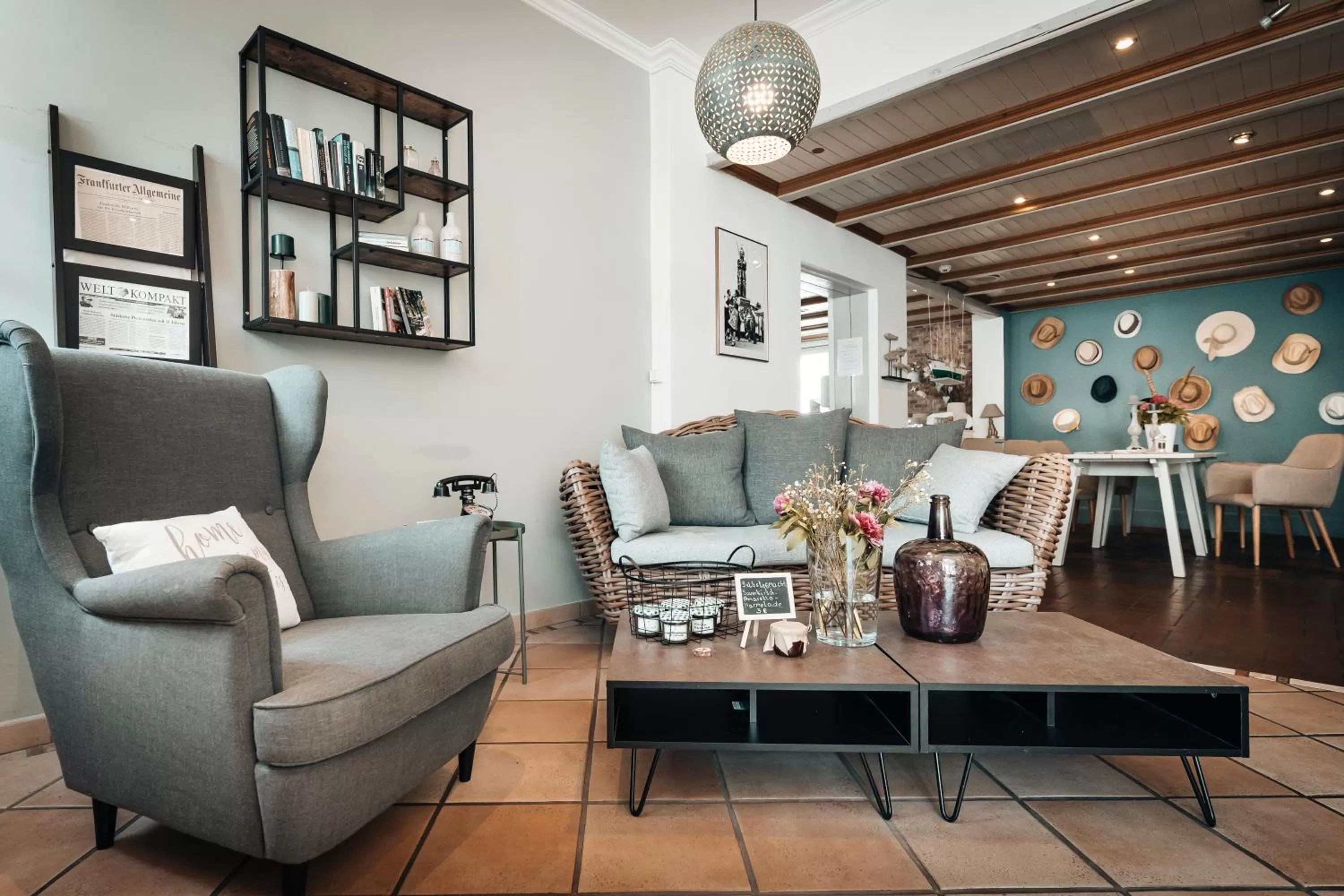 Lobby or reception in Hotel Freihof am Roland