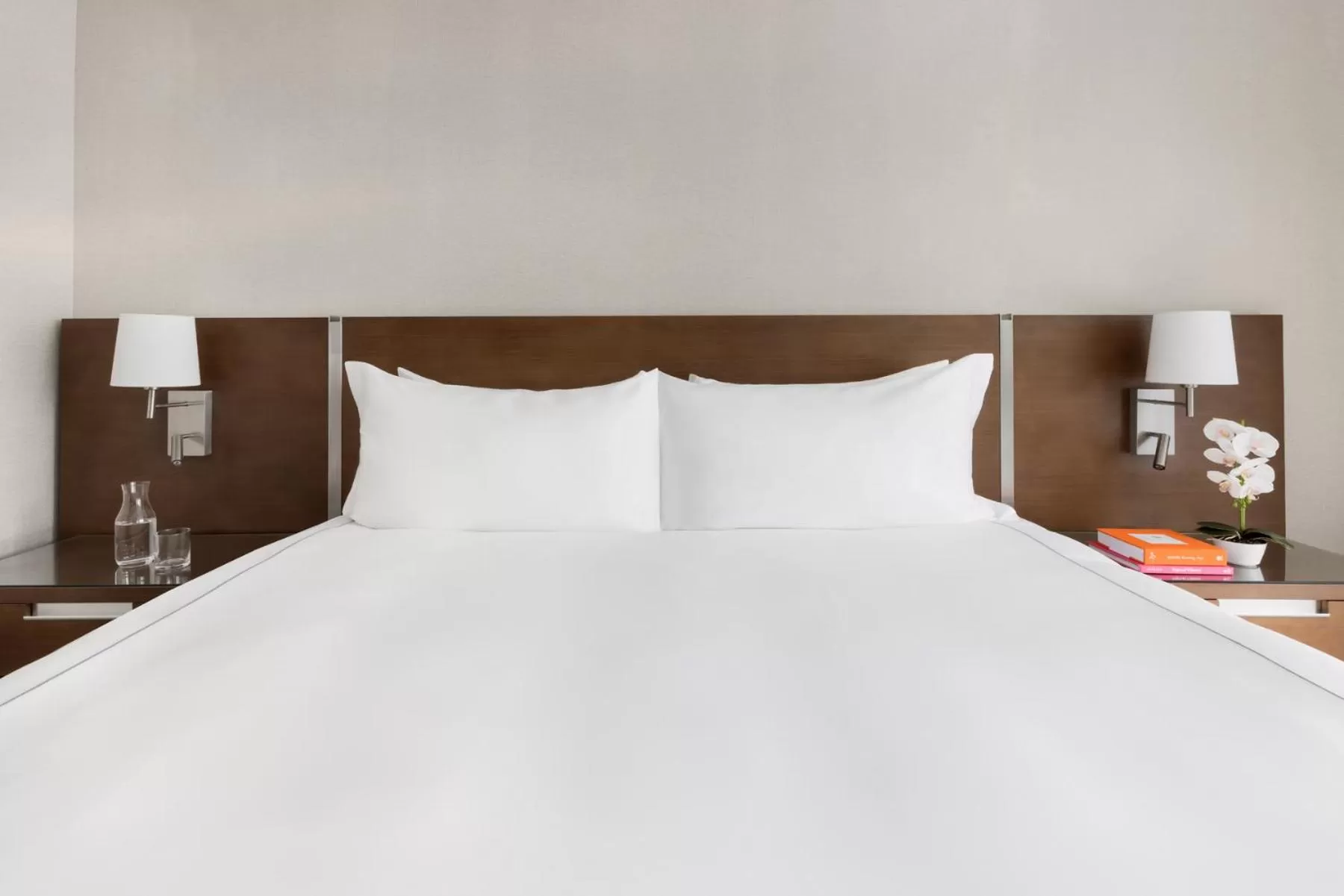 Bed in The Altair Bay Harbor Hotel