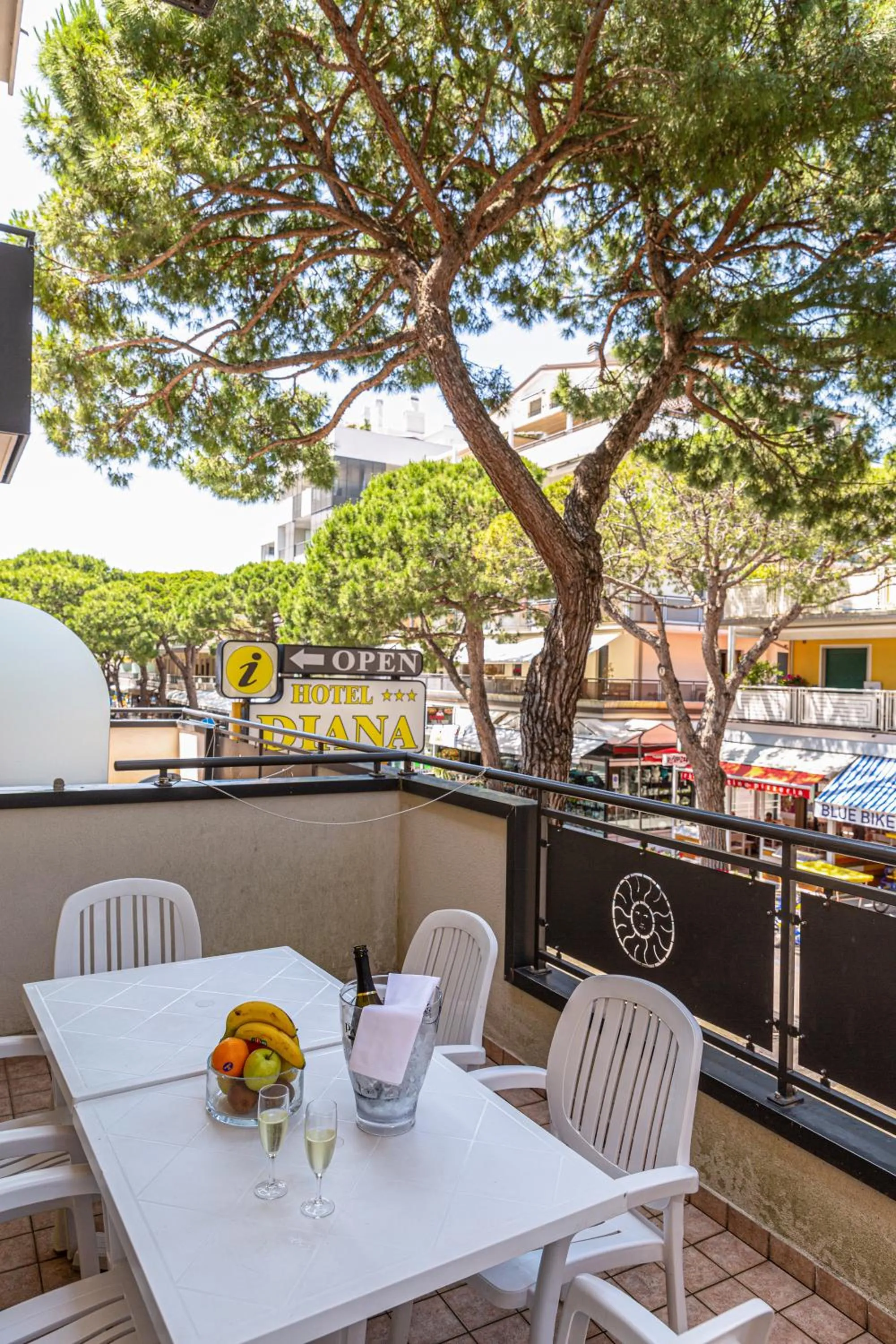 Property building in Hotel Diana