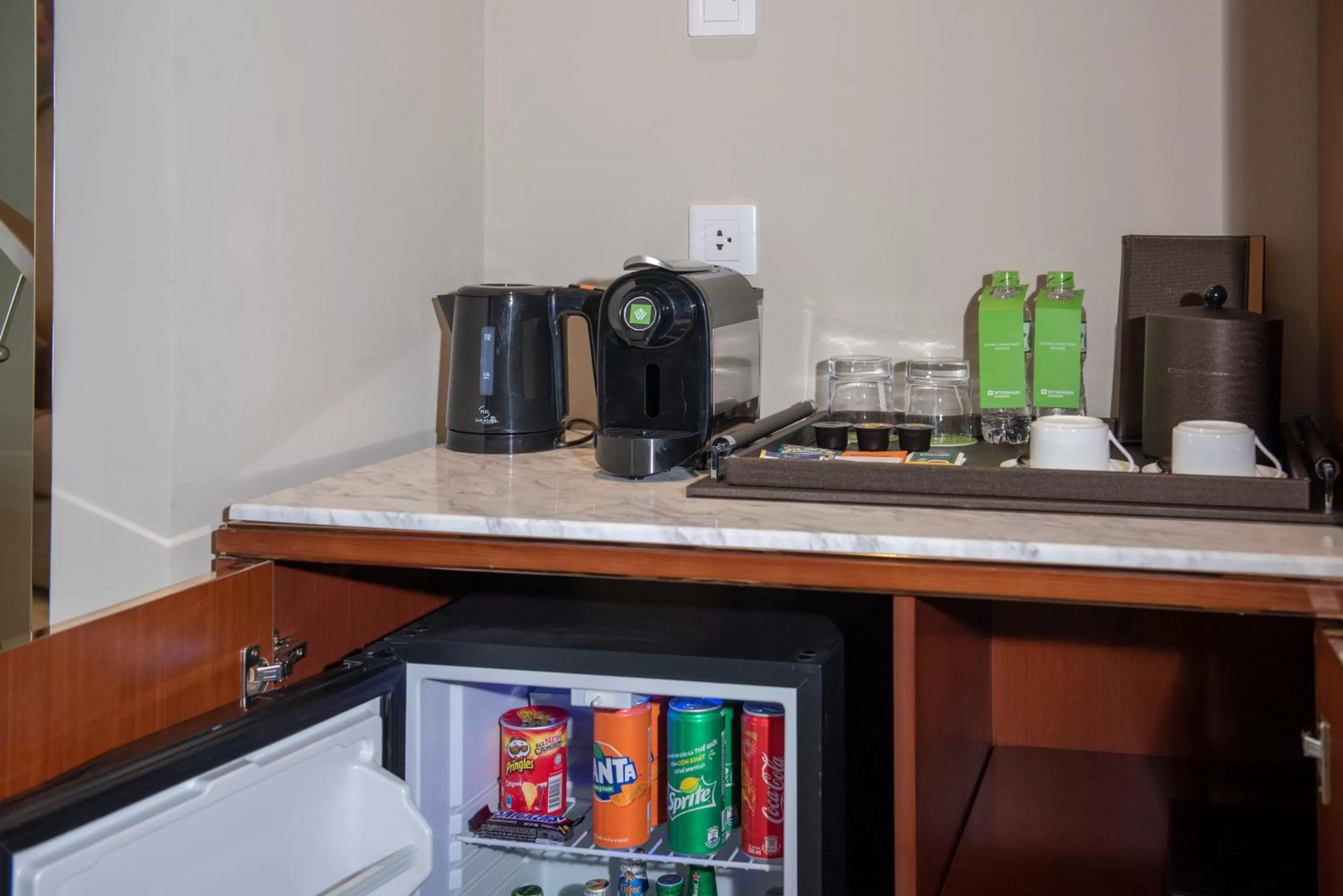 Coffee/tea facilities in Wyndham Garden Hanoi