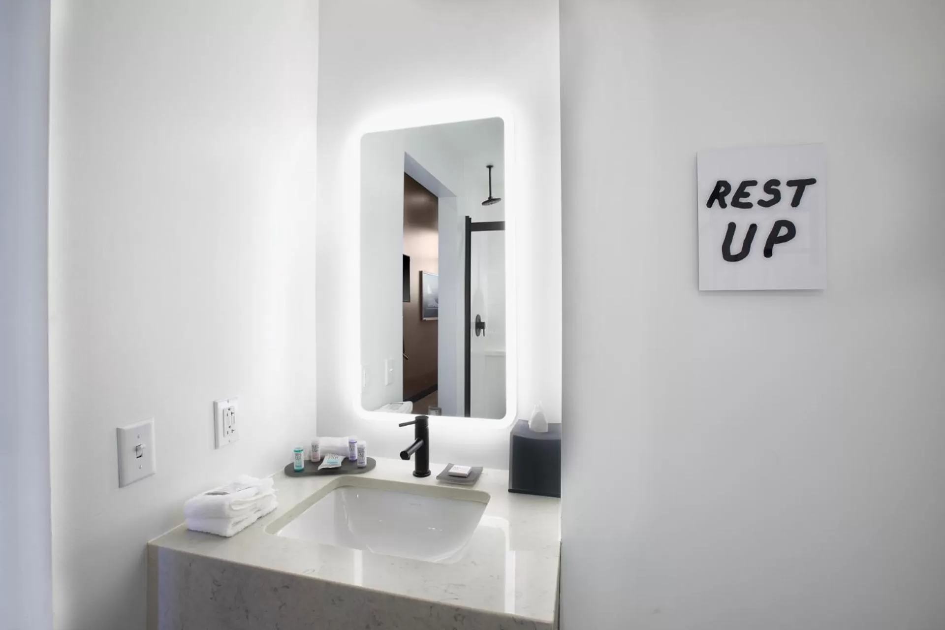 Bathroom in TRYP by Wyndham Pittsburgh/Lawrenceville