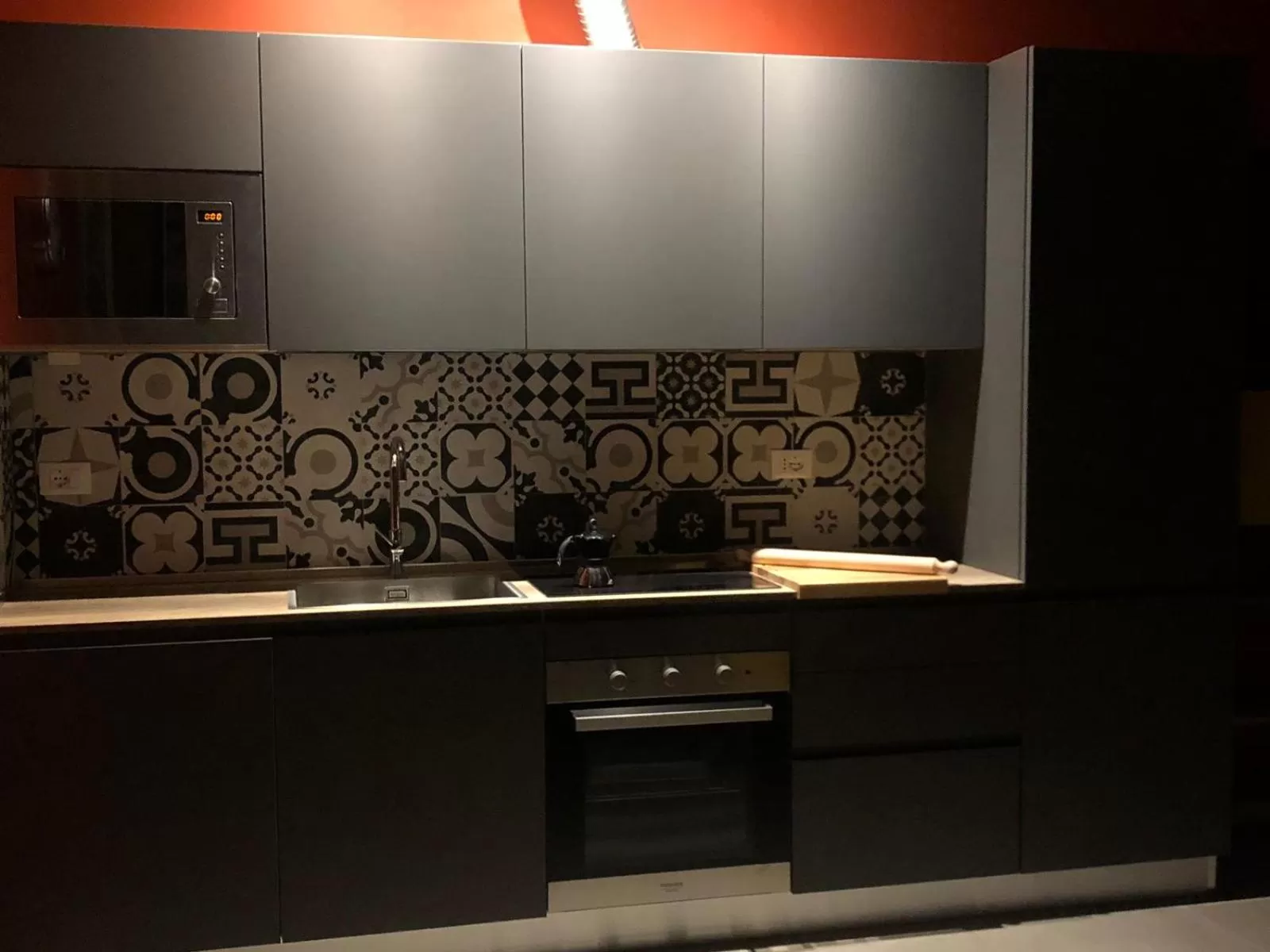 Kitchen or kitchenette in Zanhotel Regina